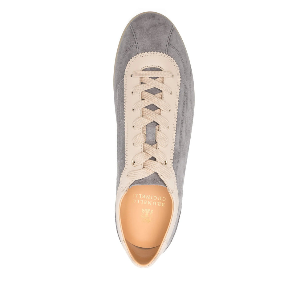 Brunello Cucinelli Grey Trainers - Low-Tops Men - 2