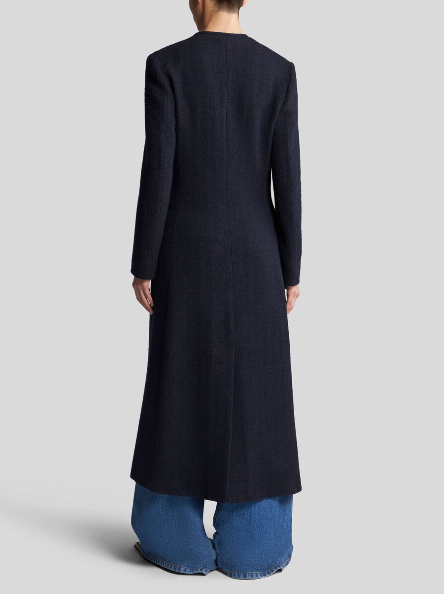 DUSTER COAT WITH PEGASO BUTTONS - 4