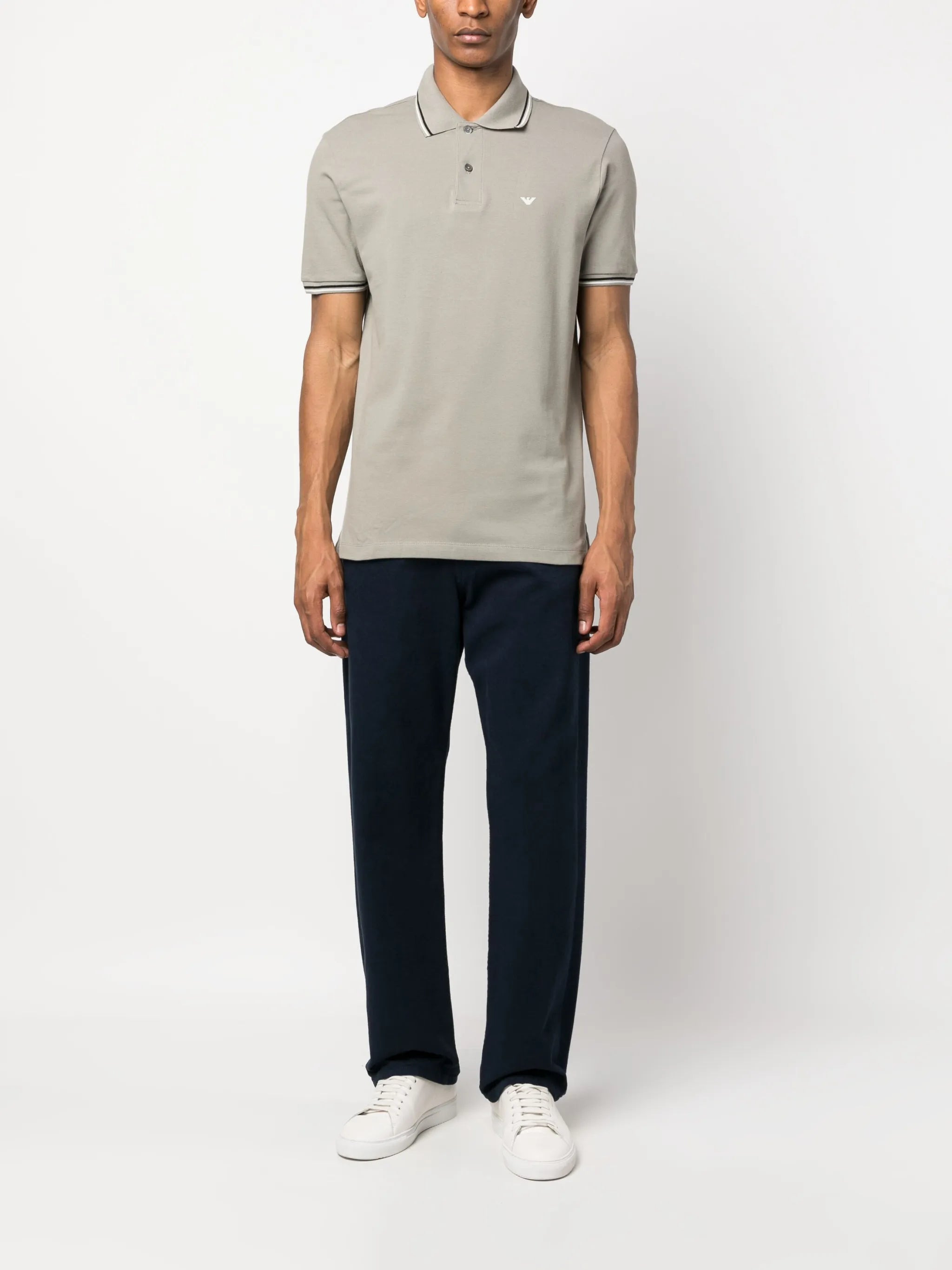 Emporio Armani Logo-embroidered Polo Shirt - 5