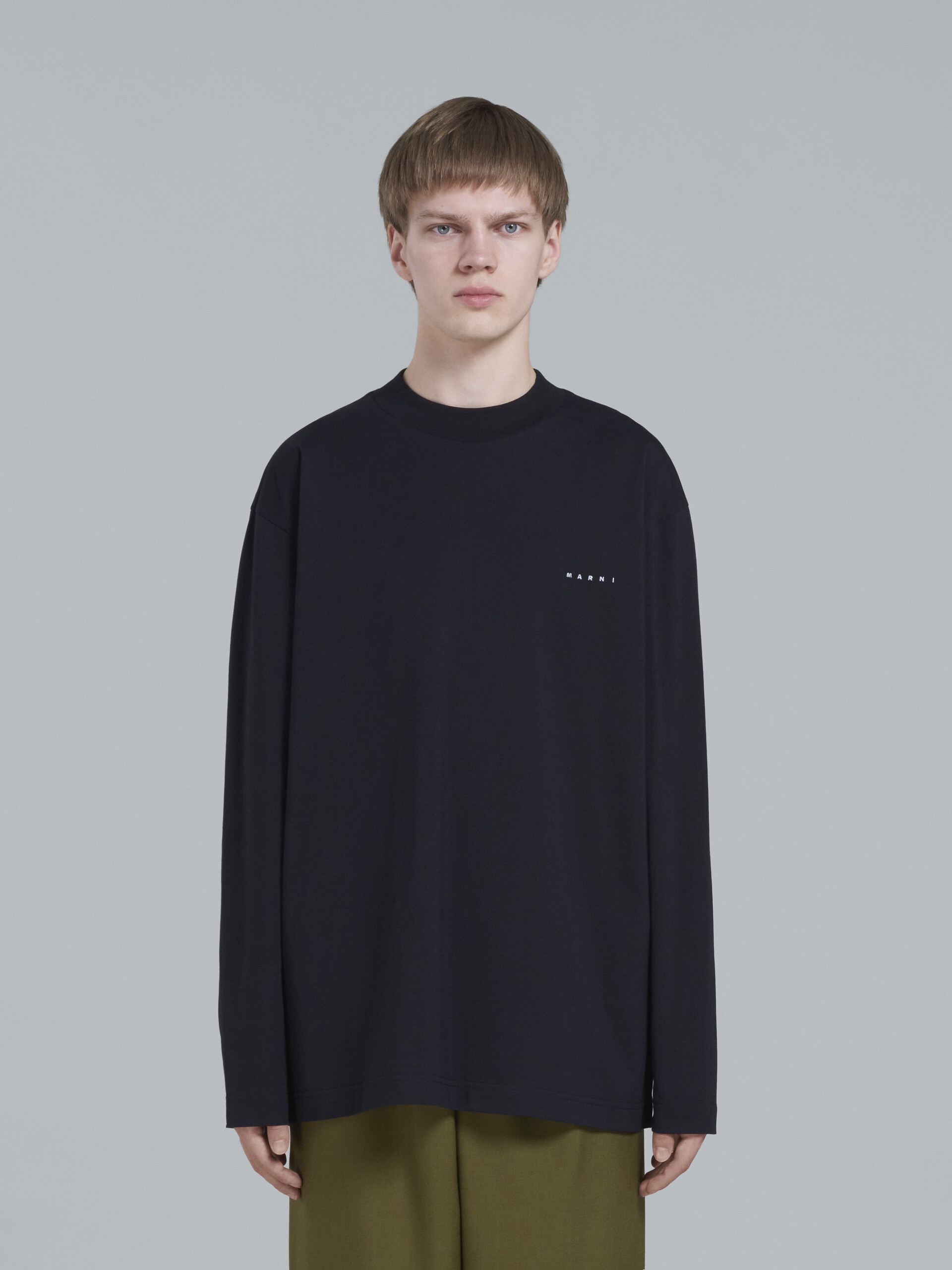BIO JERSEY LOGO EMBROIDERY LONG SLEEVE T-SHIRT - 2