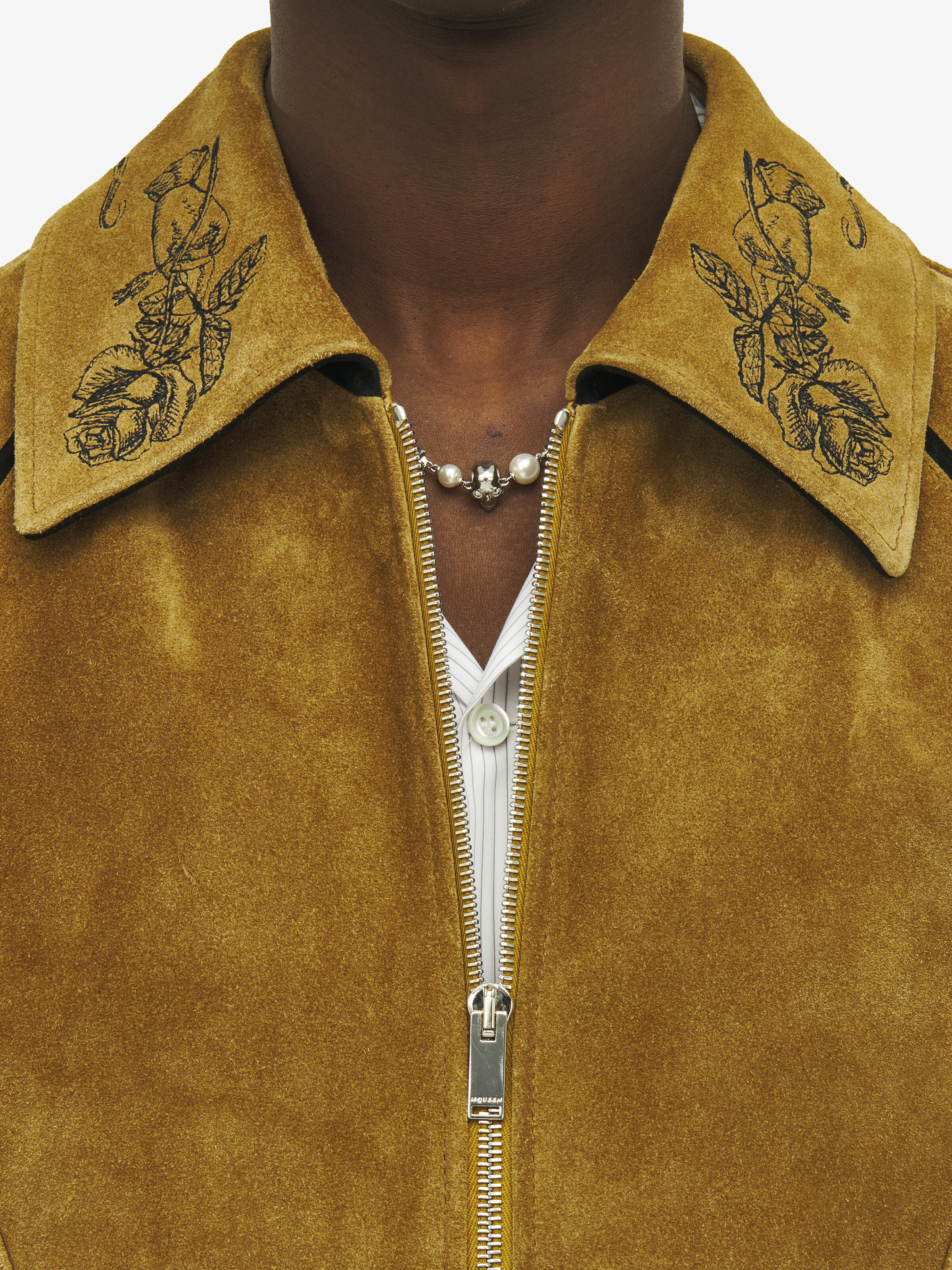 Suede Bomber Jacket - 6