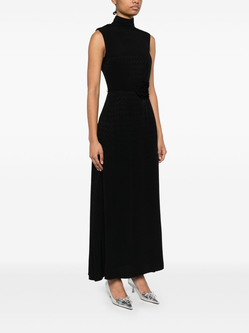 floral-appliqué maxi dress 3