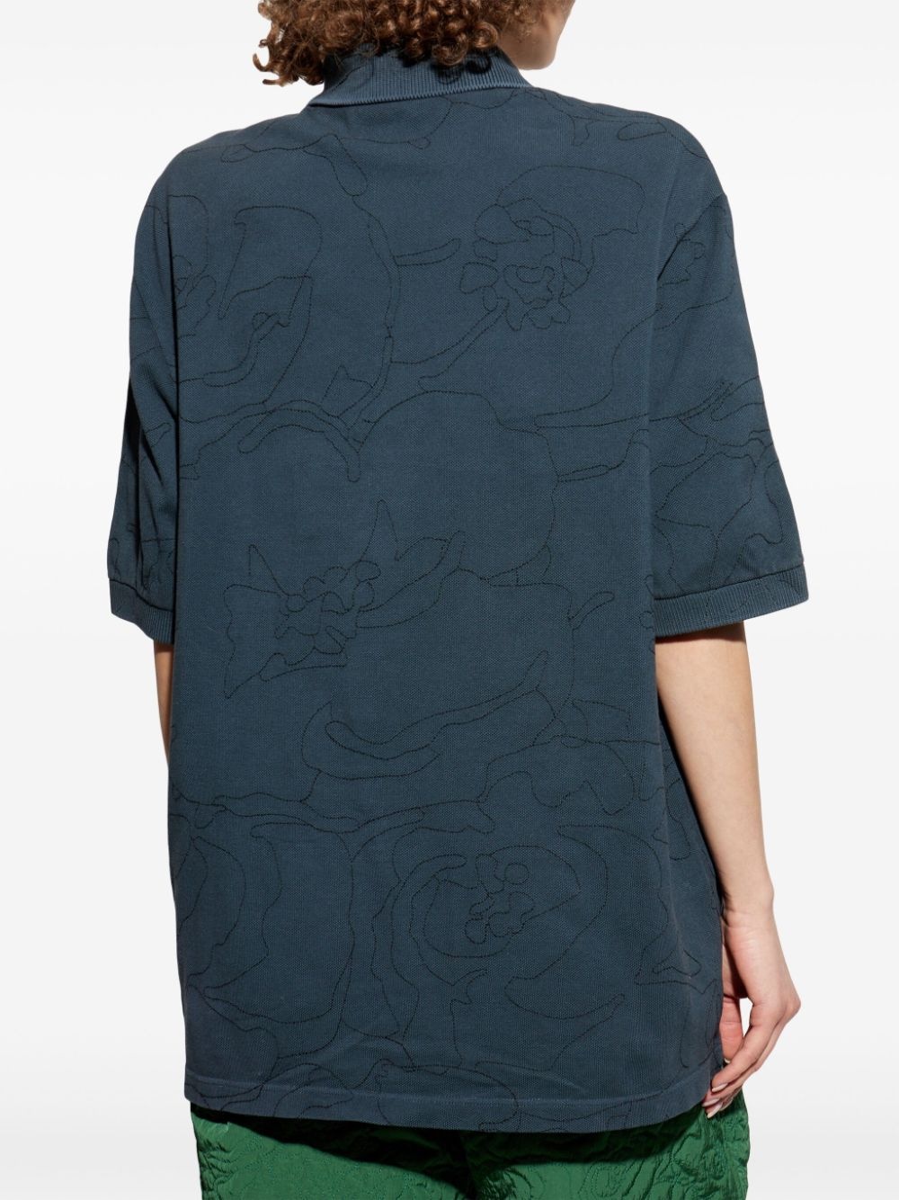 crocodile-appliqué polo shirt - 5