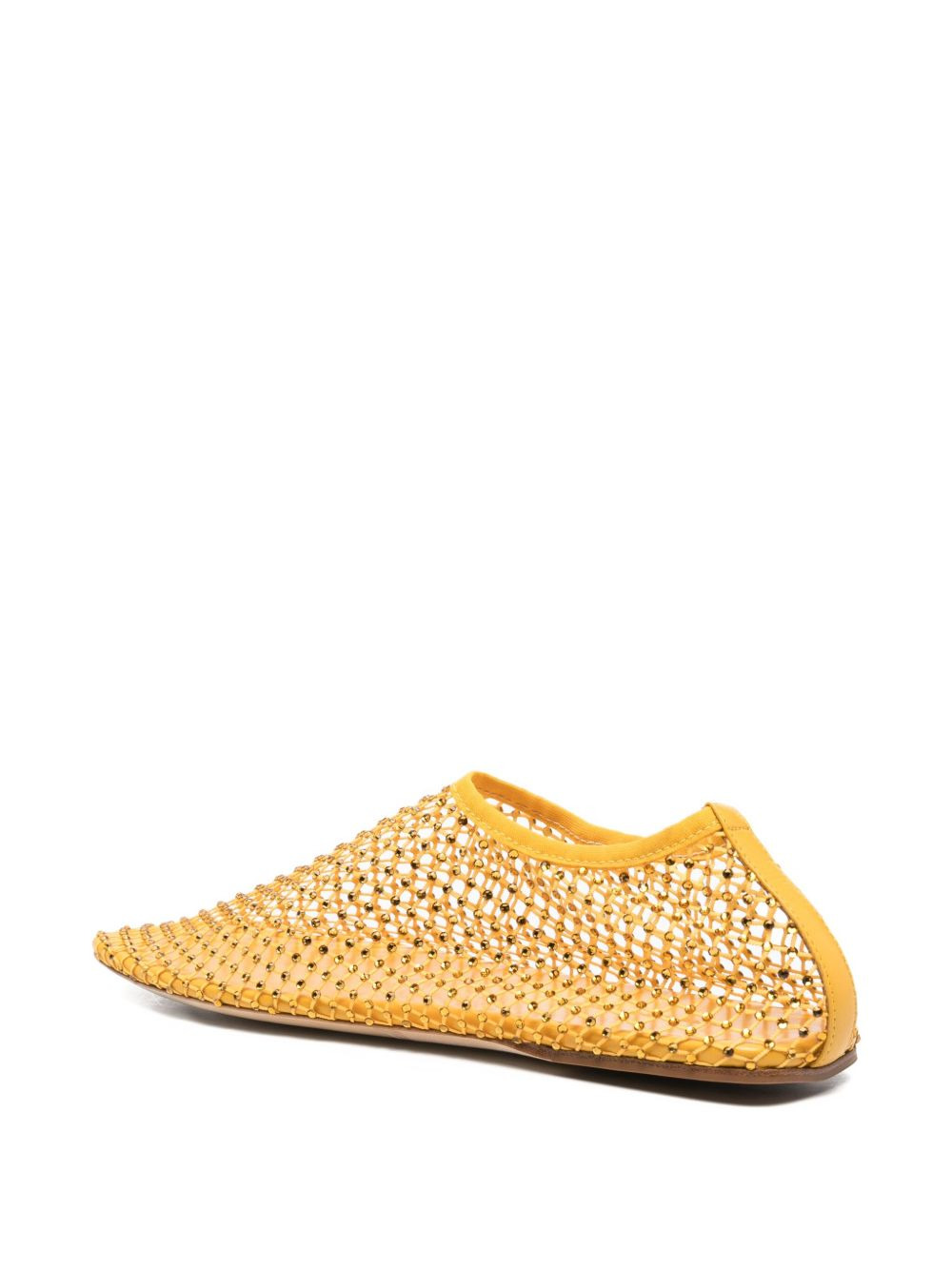 crystal-embellished ballet flats - 3