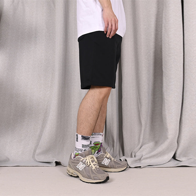Converse Go-To Embroidered Star Chevron Standard-Fit Fleece Short 'Black' 10023875-A01 - 5