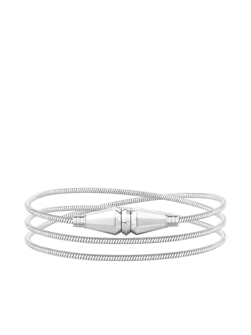 18kt white gold Jack de Boucheron triple wrap bracelet - 1