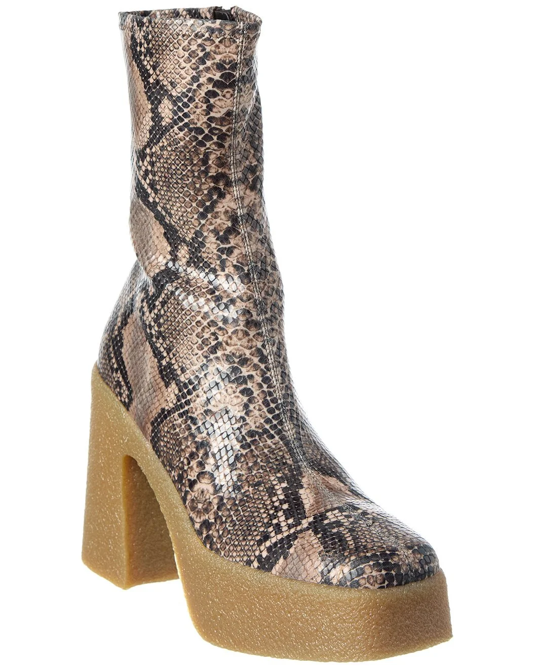 Stella McCartney Skyla Snake-Embossed Platform Boot - 1