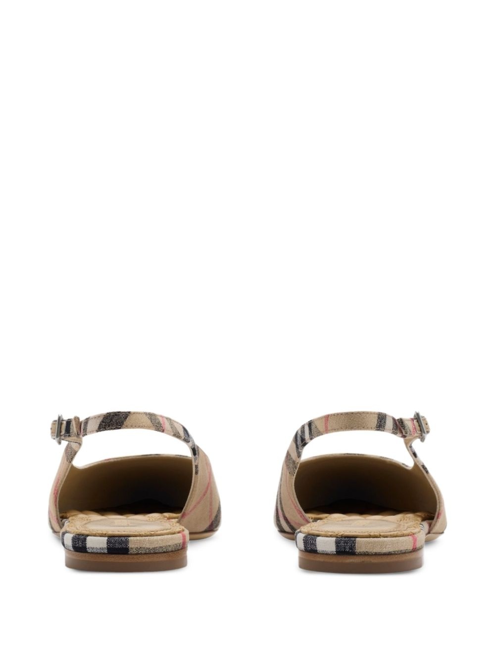 checked ballet flats - 3