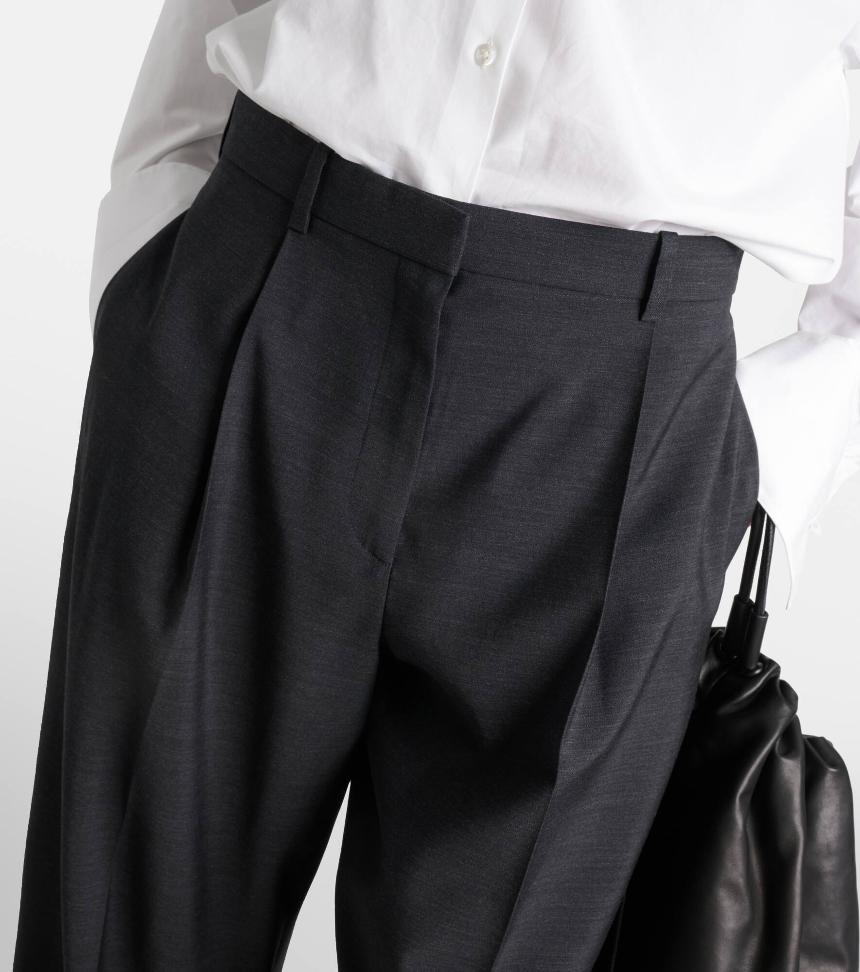 Tor virgin wool palazzo pants - 4