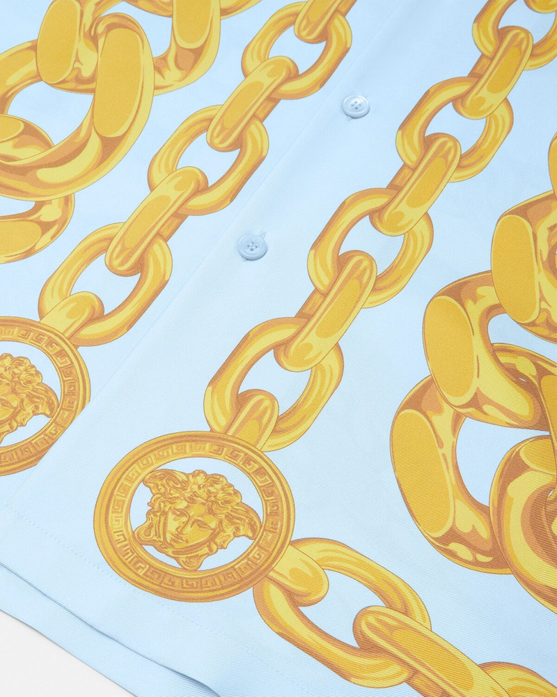 Medusa Chains Silk Shirt 4