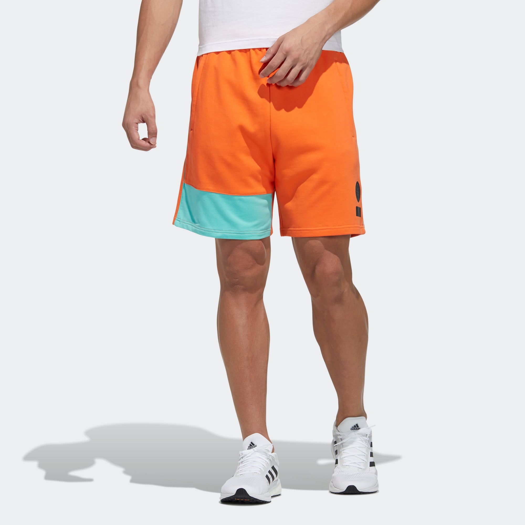 adidas Ub Sht Kn Sports Stylish Contrast Color Stitching Shorts Orange GP0829 - 2
