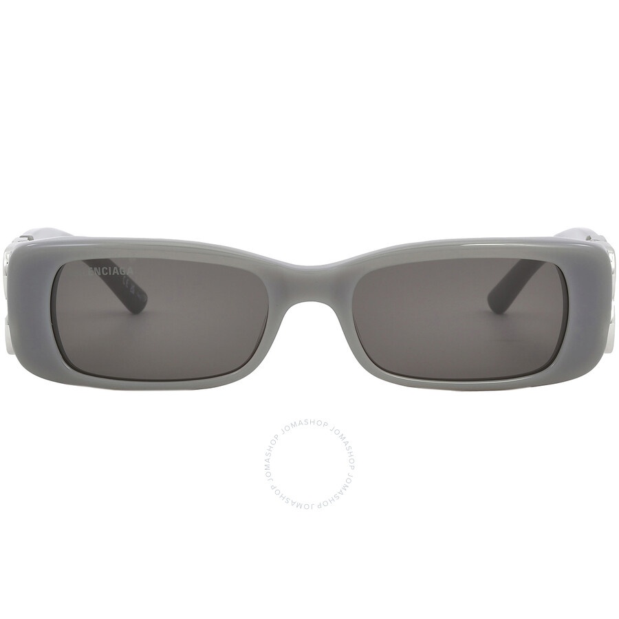 Balenciaga Grey Rectangular Ladies Sunglasses BB0096S 014 51 - 1