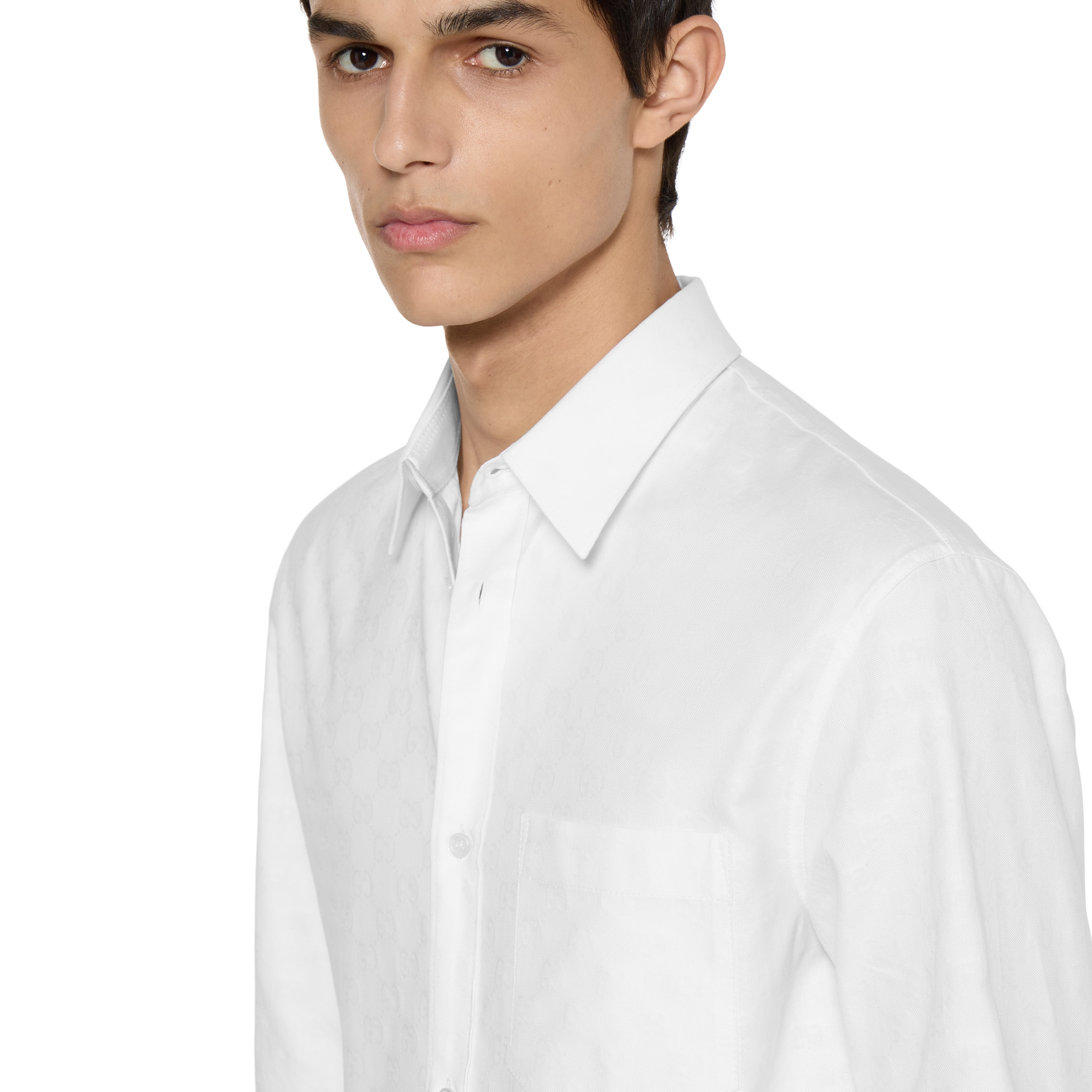 GG Oxford cotton shirt - 5