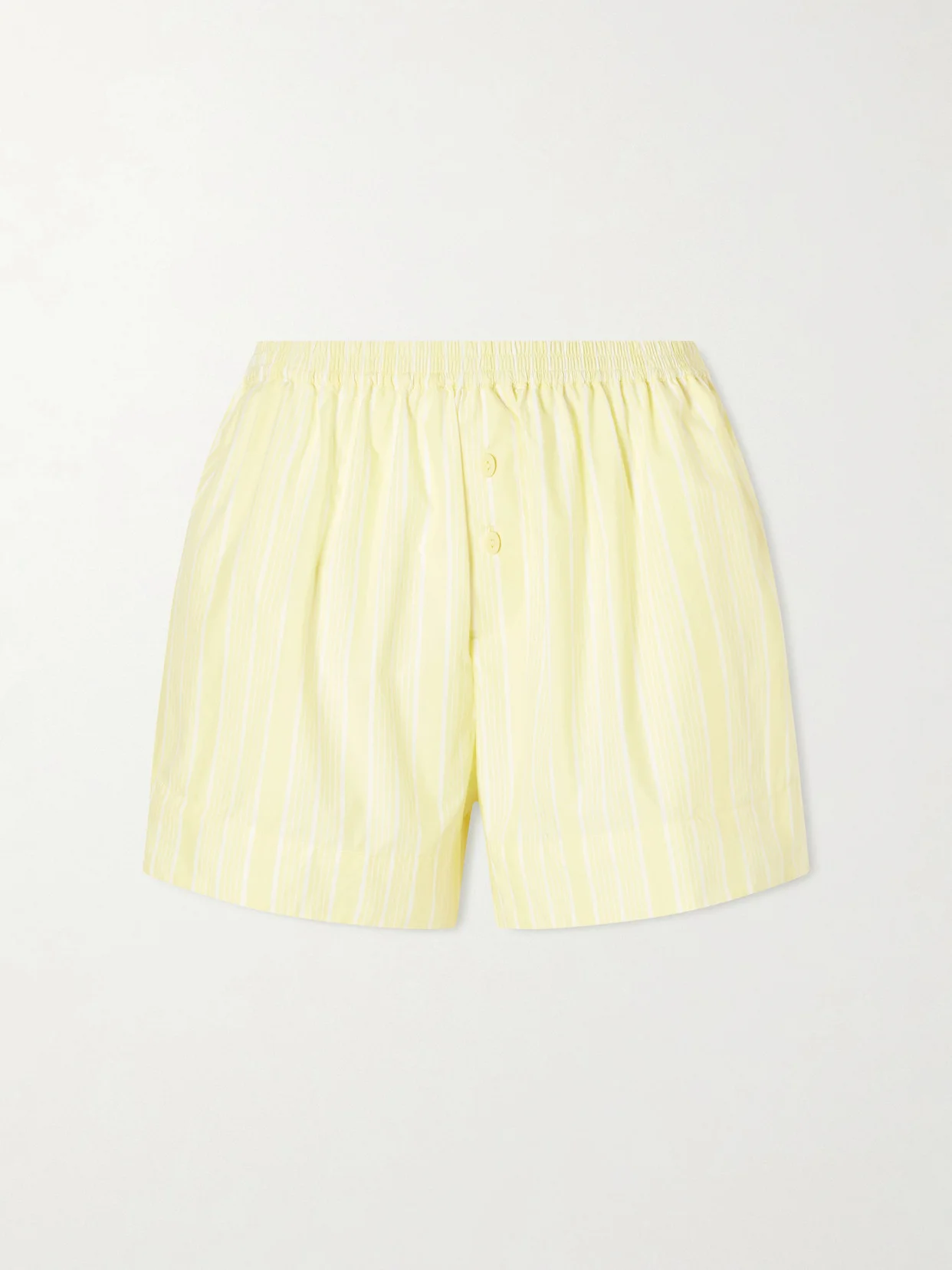Lonia Striped Cotton Shorts - 1