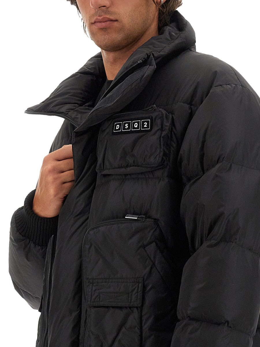 Dsquared Men Down Jacket With Logo - 4