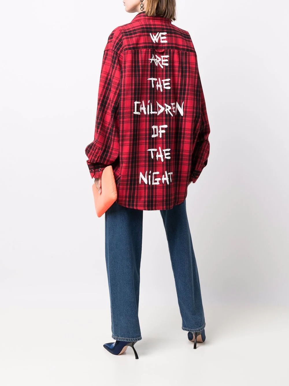 Anarchy check-print shirt - 3