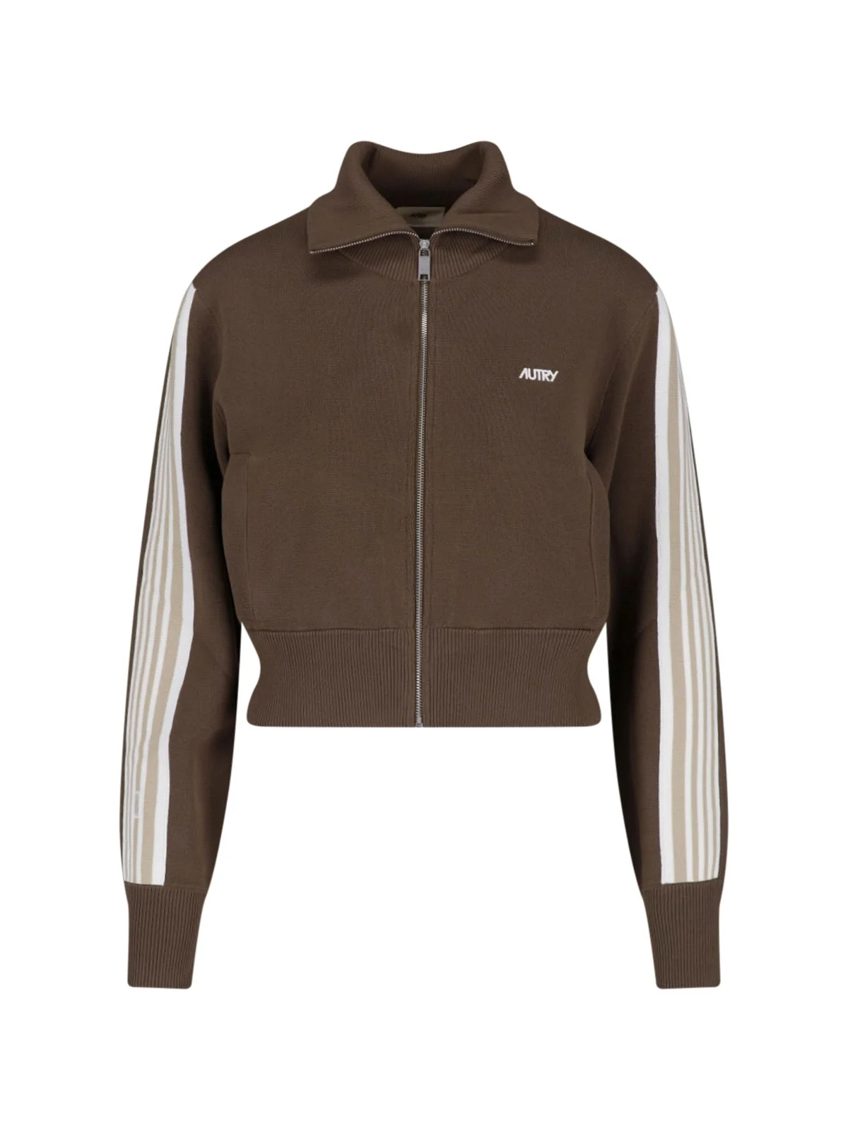 KNITTED VISCOSE JACKET - 1