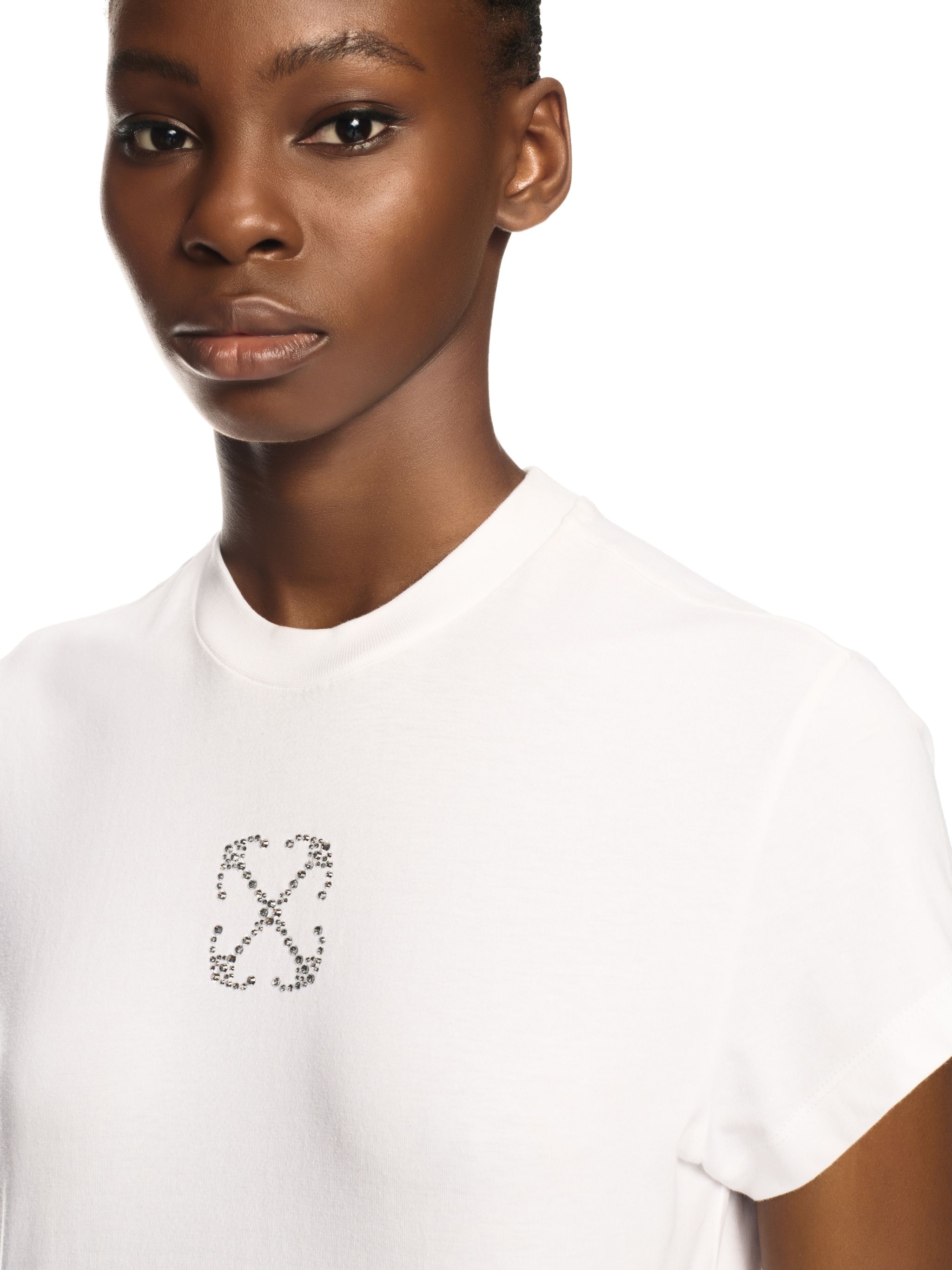 Tシャツ・カットソー ARROW JEWEL T-SHIRT Off-White White Arrow Jewel T-shirt | REVERSIBLE