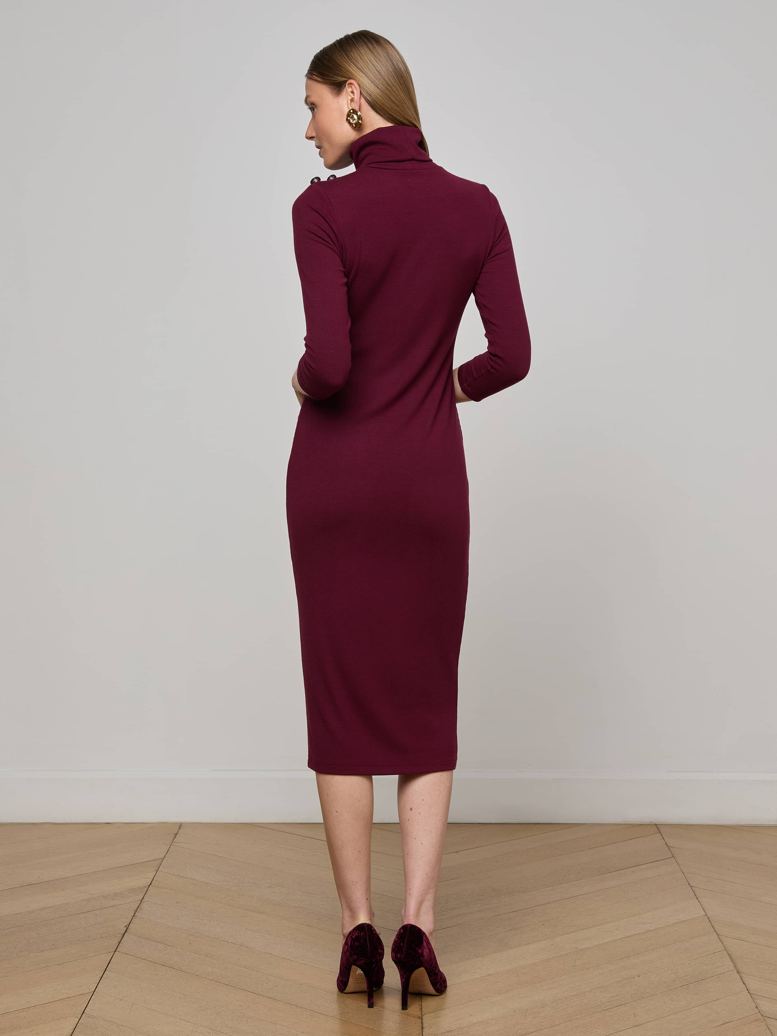Voletta Turtleneck Midi Dress - 4
