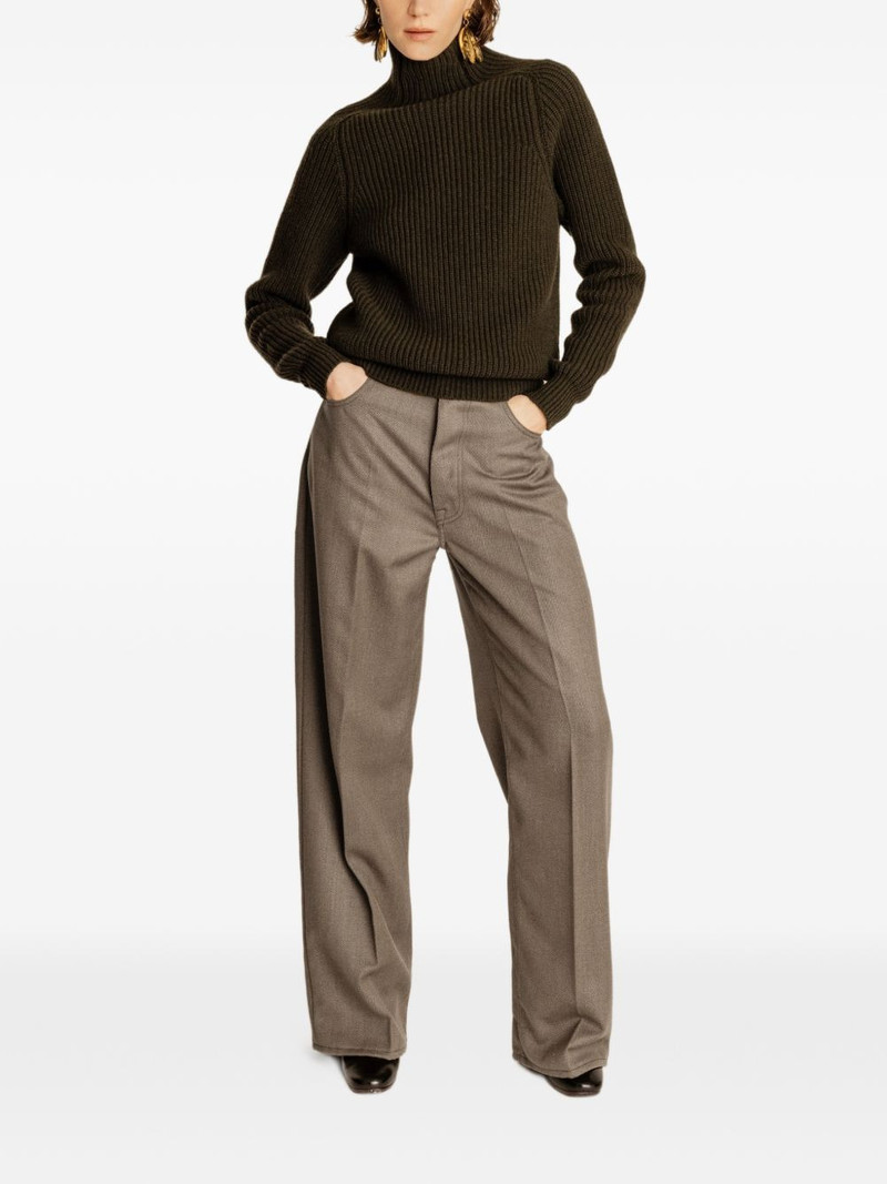 FORTELA wide leg embroidered palazzo trousers outlook