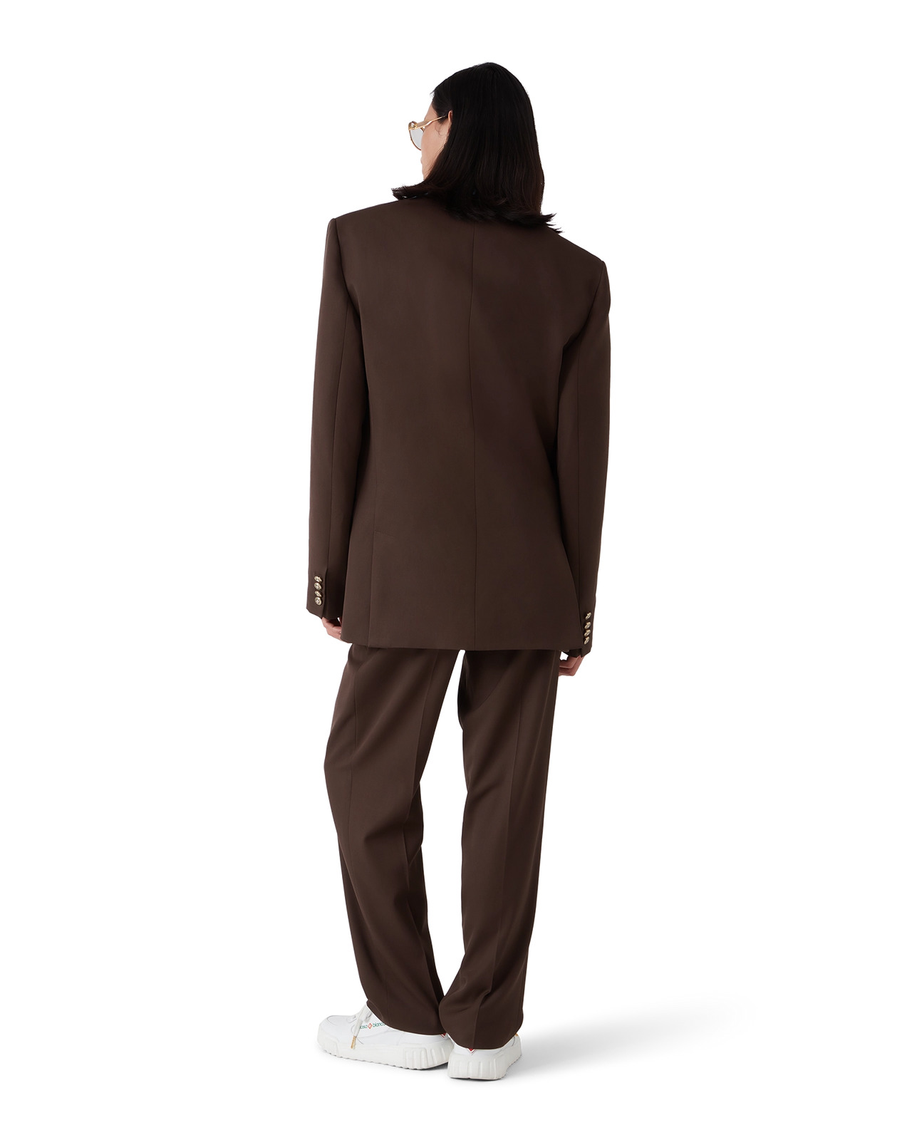 Double Breasted Wool Jacket | Casablanca Paris - 3