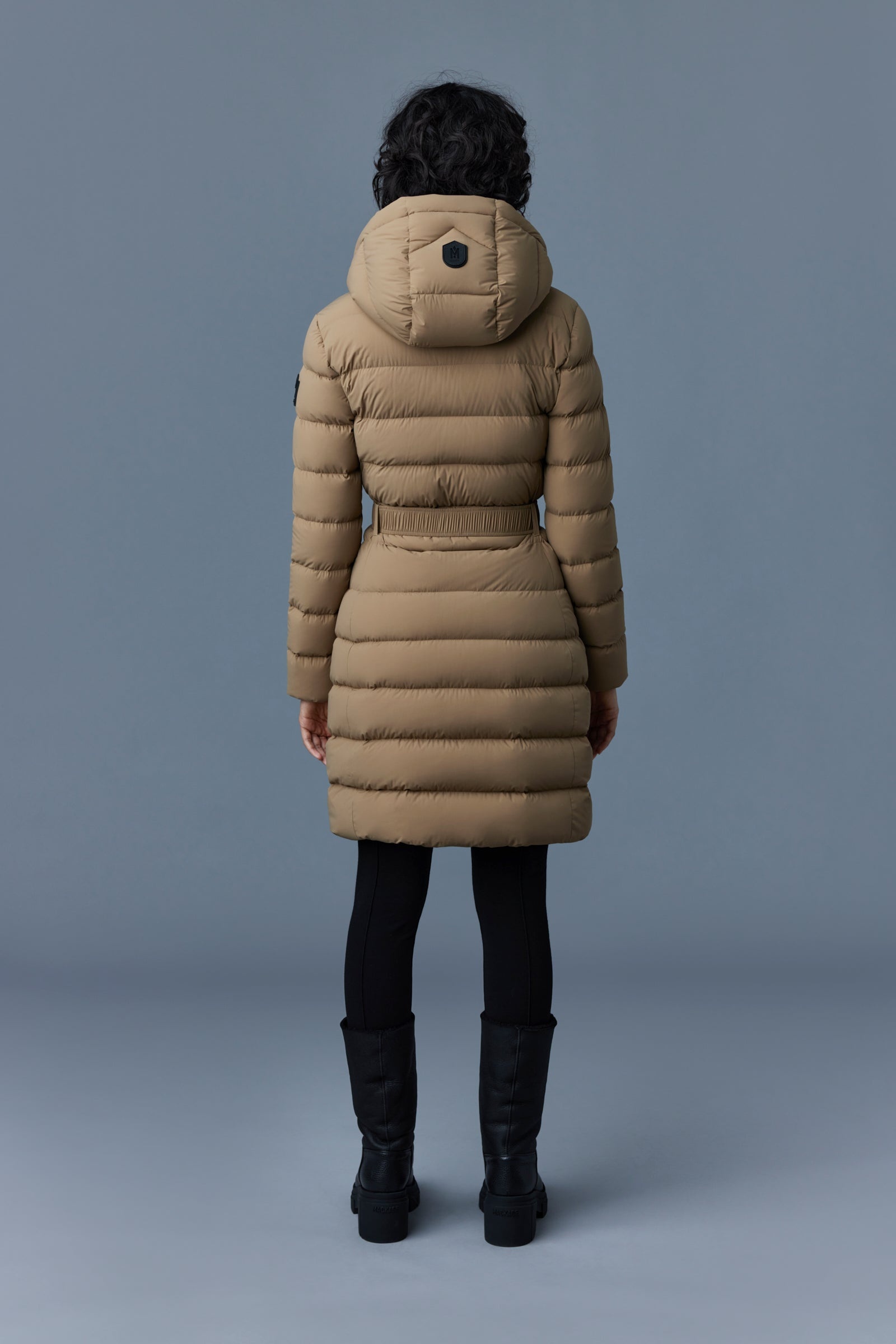 ASHLEY stretch light down with removable hood - 3