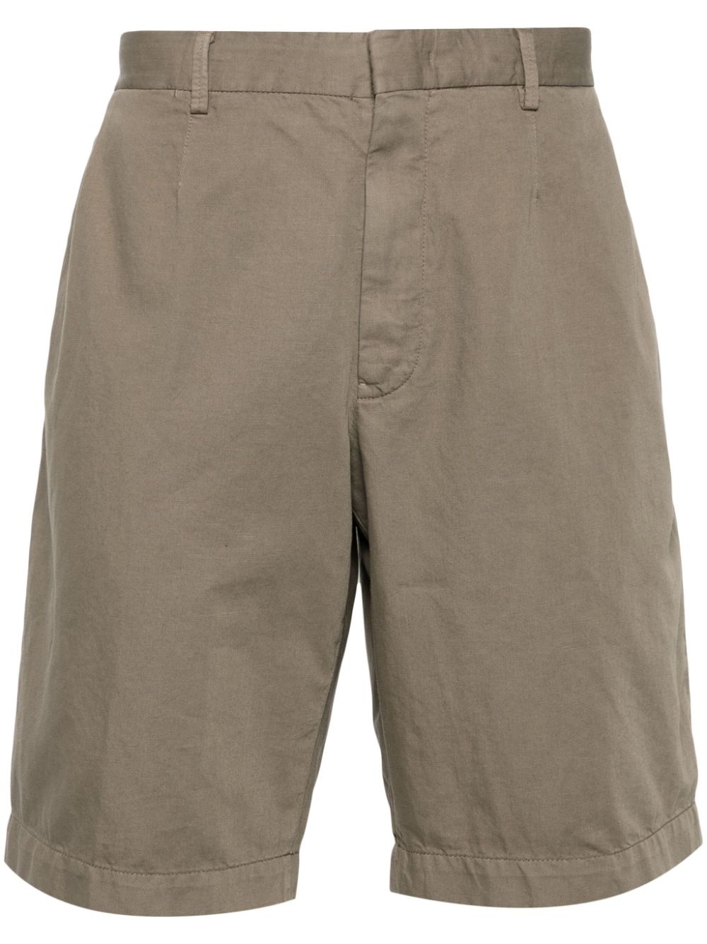 cotton-blend chino shorts - 1