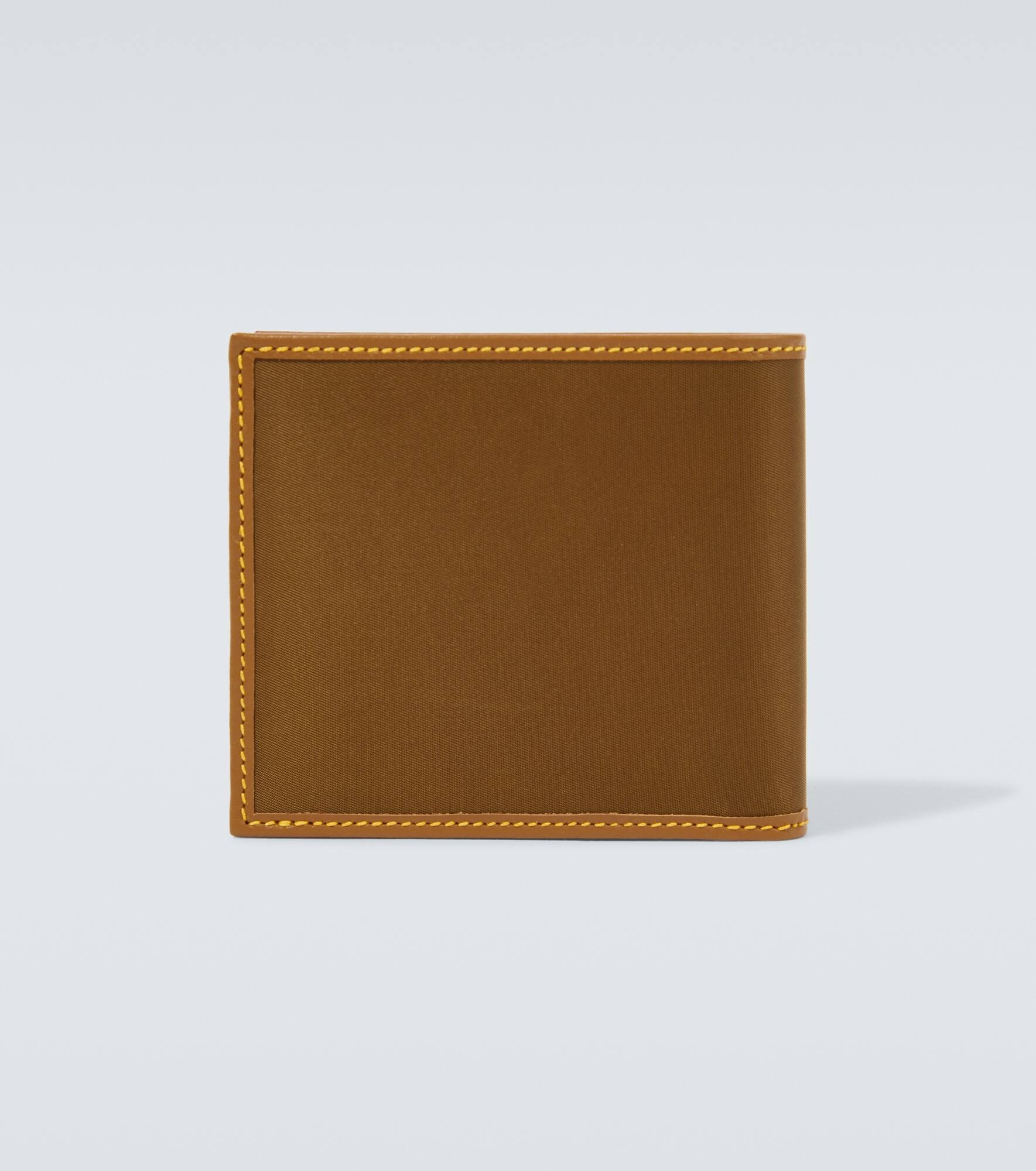 Re-Nylon leather-trimmed wallet - 3