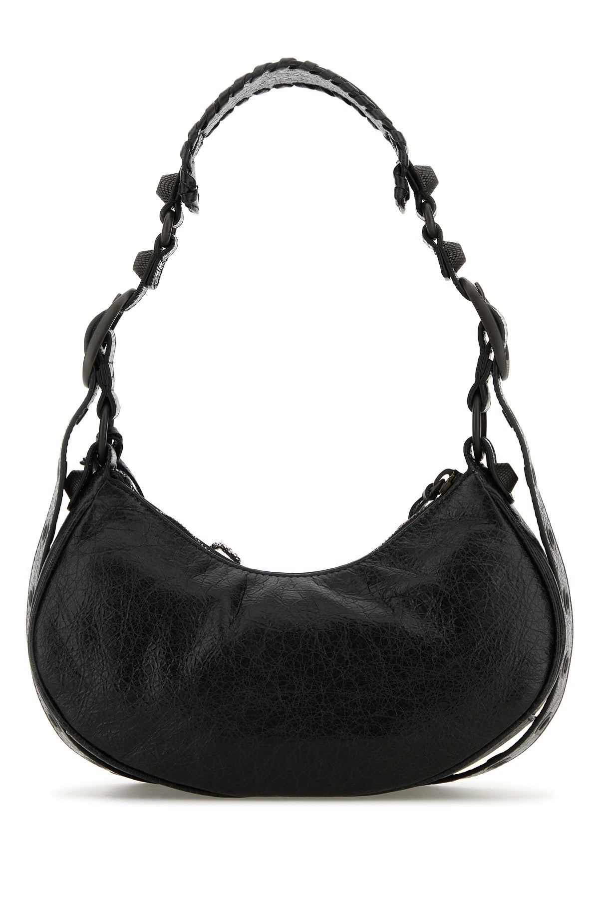 Slate leather Le Cagole XS shoulder bag - 3
