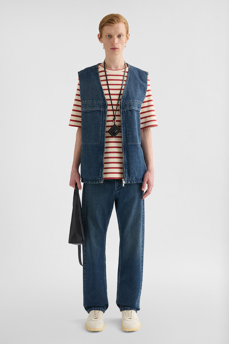 Jil Sander Denim Padded Vest outlook