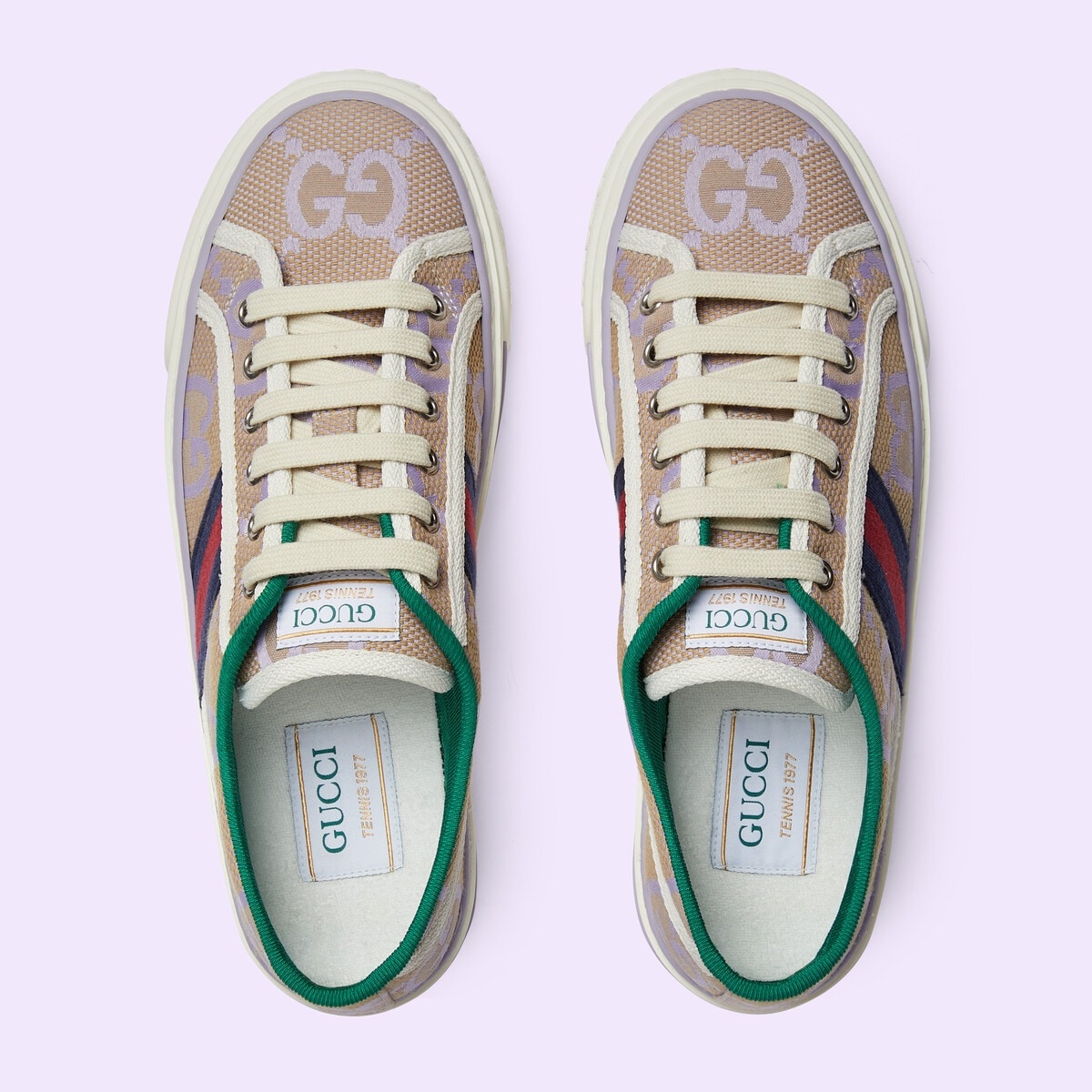 Women's Gucci Tennis 1977 jumbo GG sneaker - 5