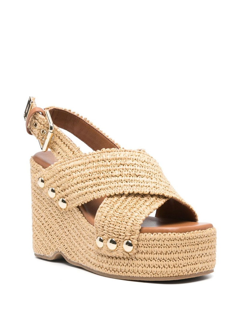 maje 110mm woven sandals outlook