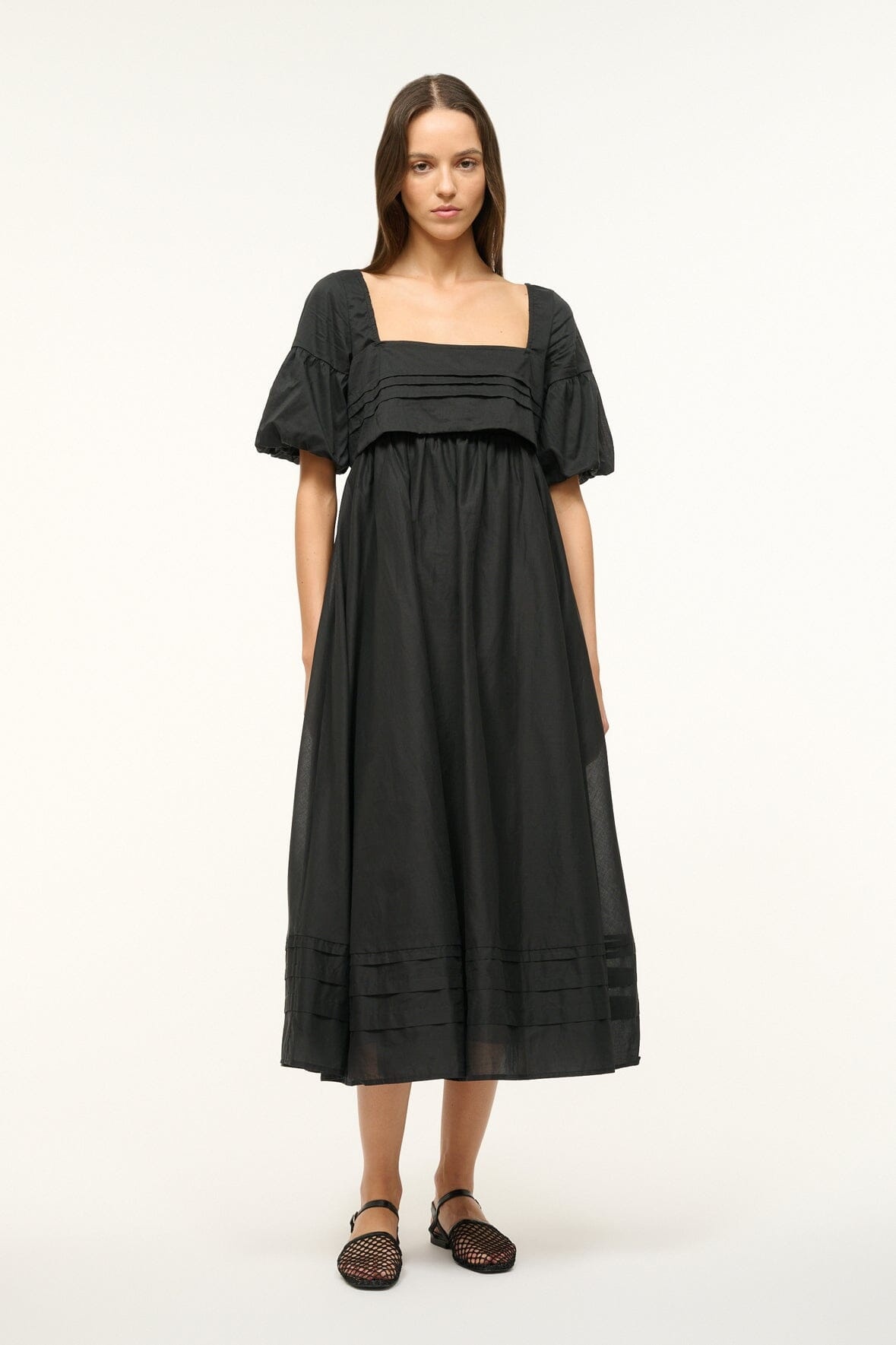 STAUD DARLA DRESS BLACK - 2