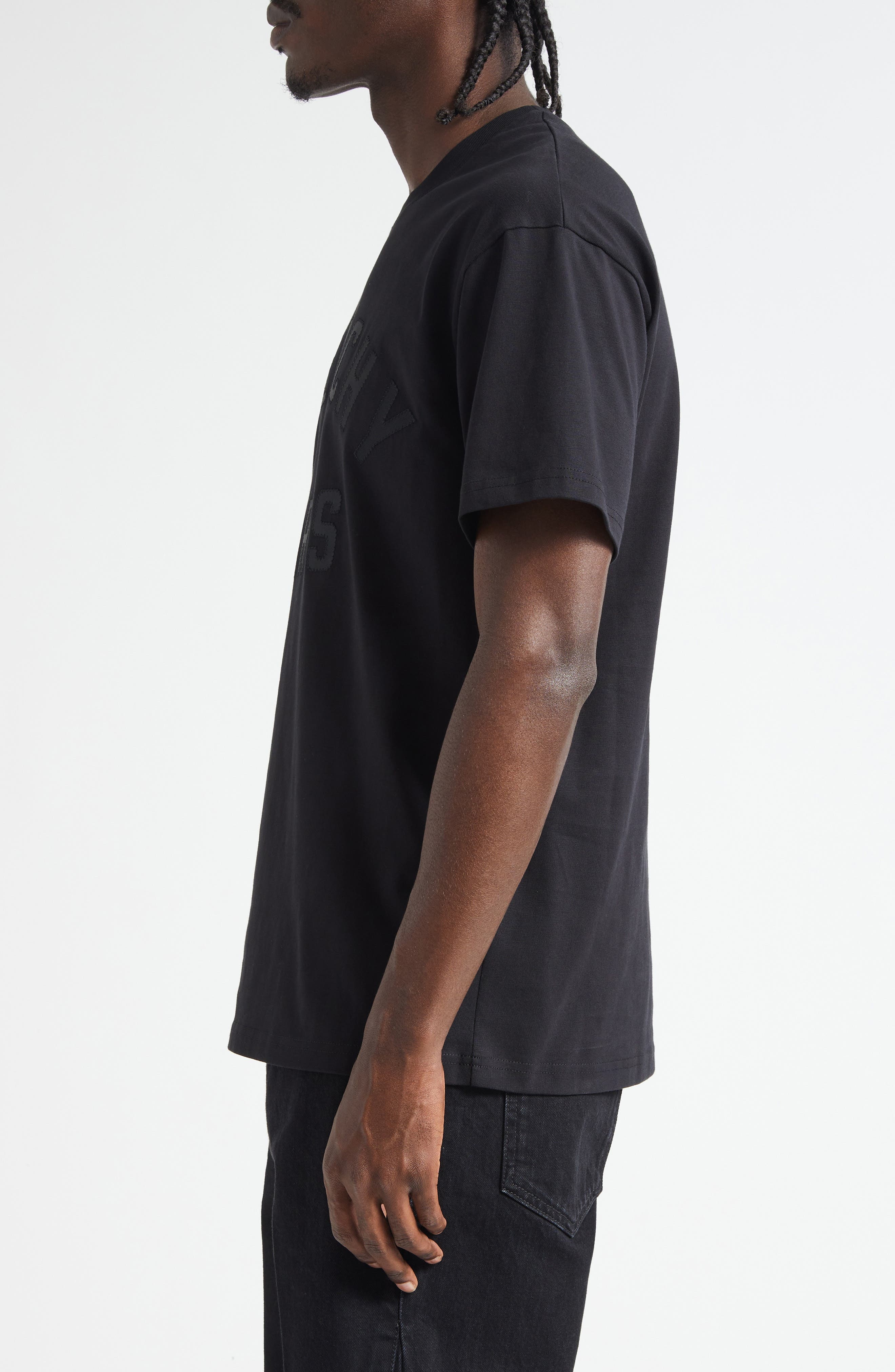 Givenchy Regular Fit Logo Patch T-Shirt in Black at Nordstrom - 3