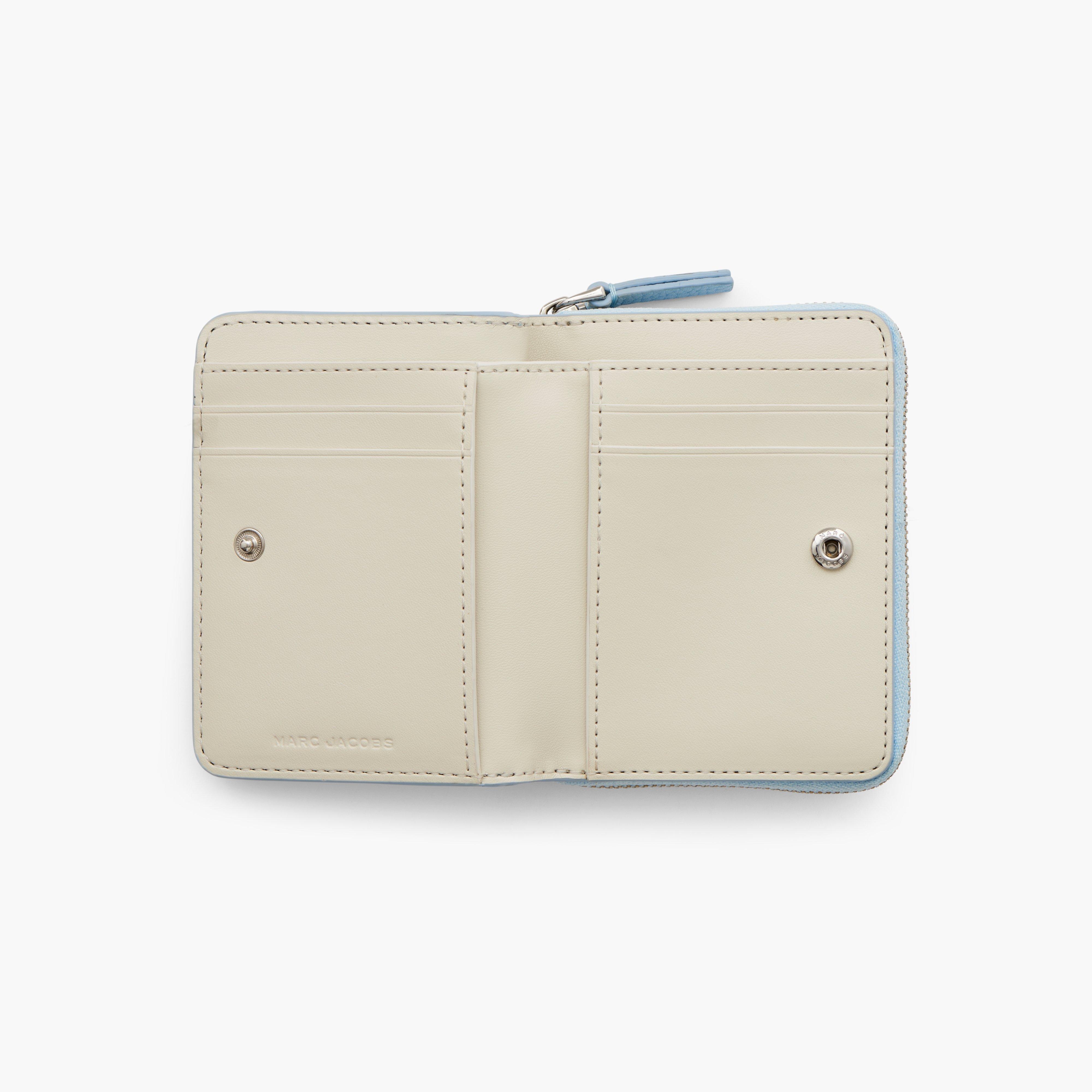 THE LEATHER MINI COMPACT WALLET - 2