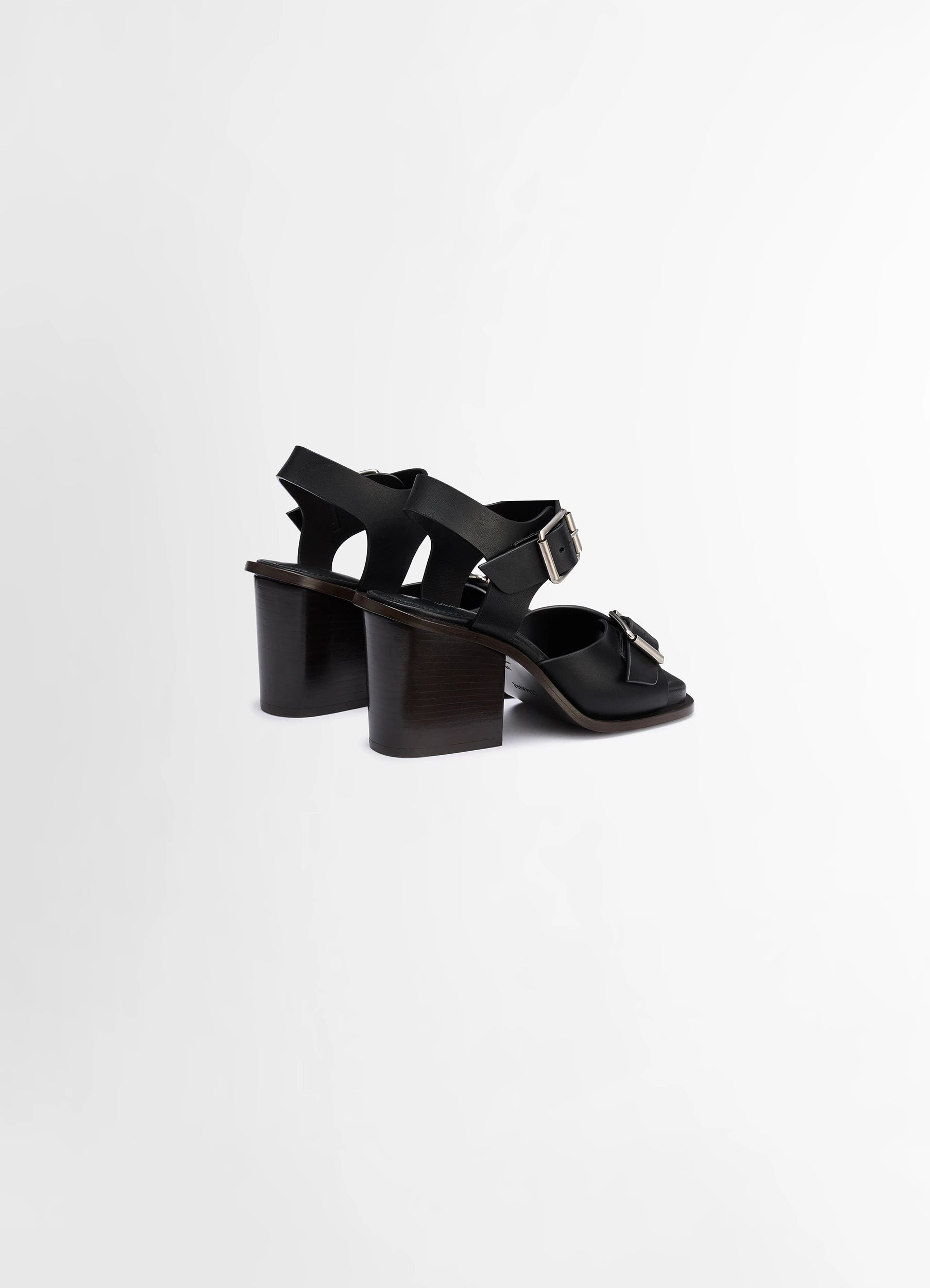 SQUARE HEELED SANDALS WITH STRAPS 80 - 4