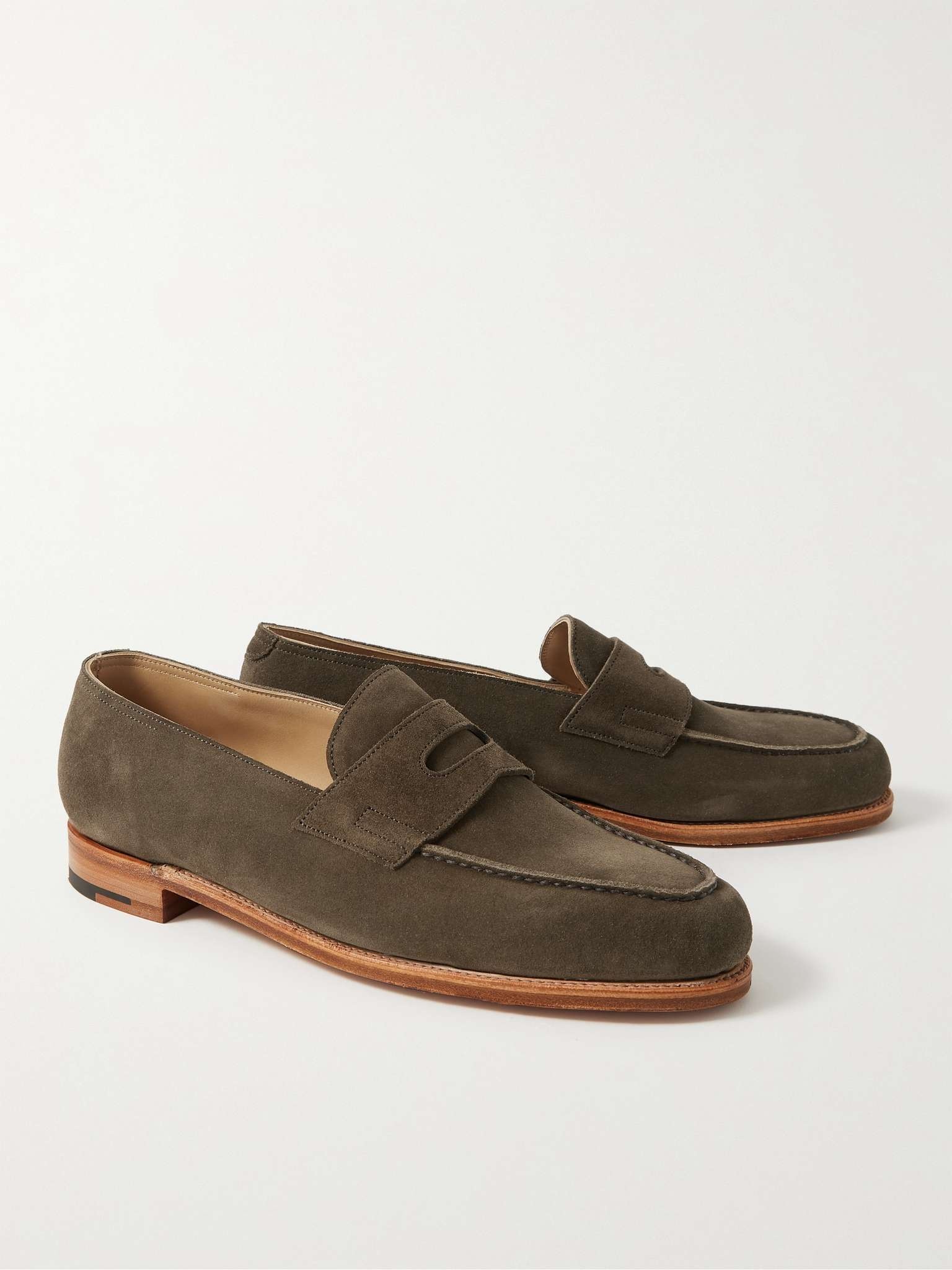 Lopez Suede Penny Loafers - 4