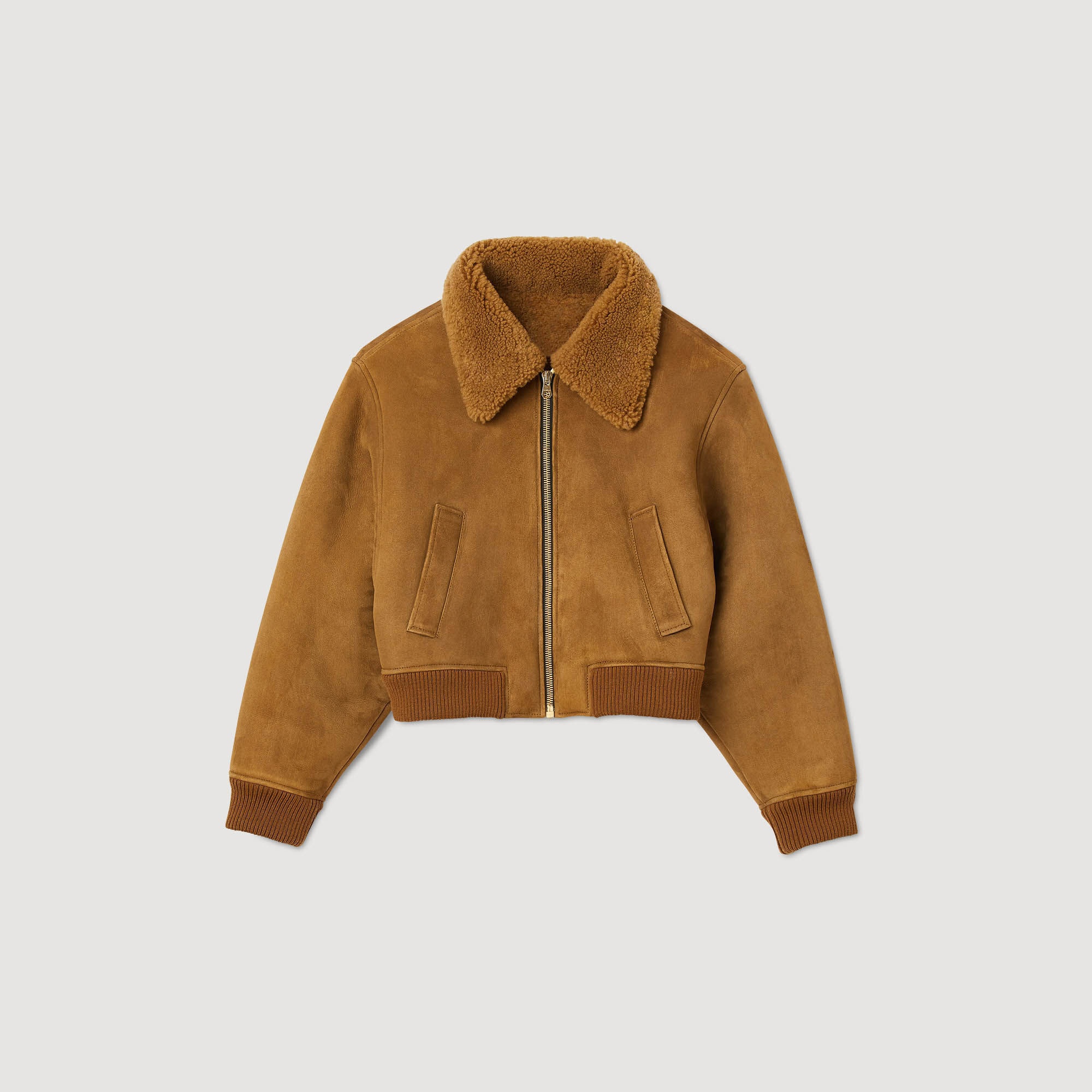 SHEARLING BOMBER - 1