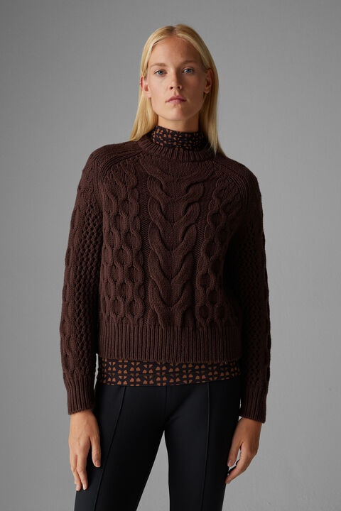 Natalie Knitted pullover in Brown - 2
