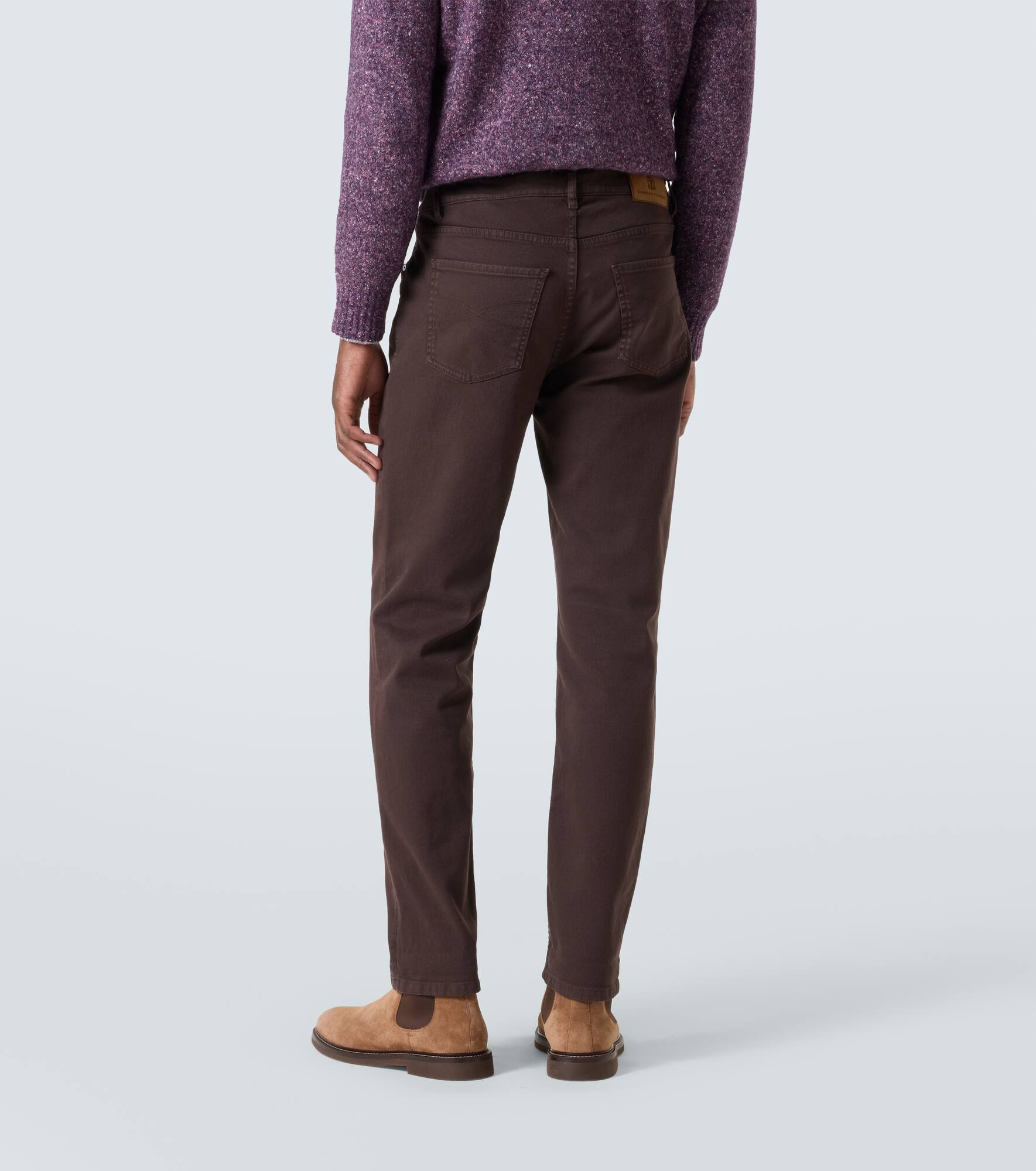 Mid-rise straight jeans - 4