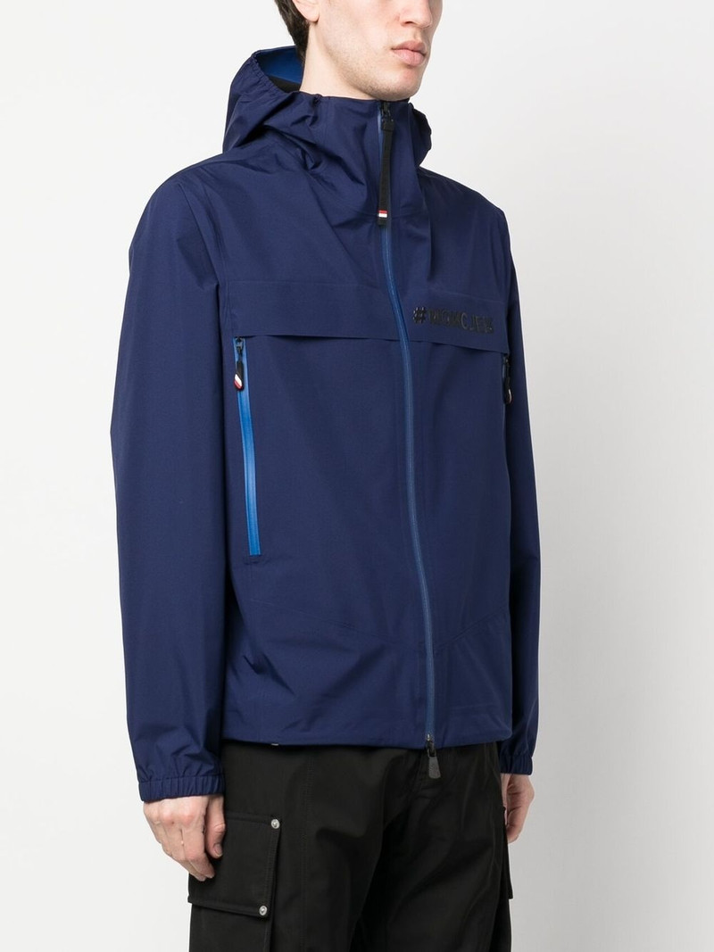 logo-print sport jacket 3
