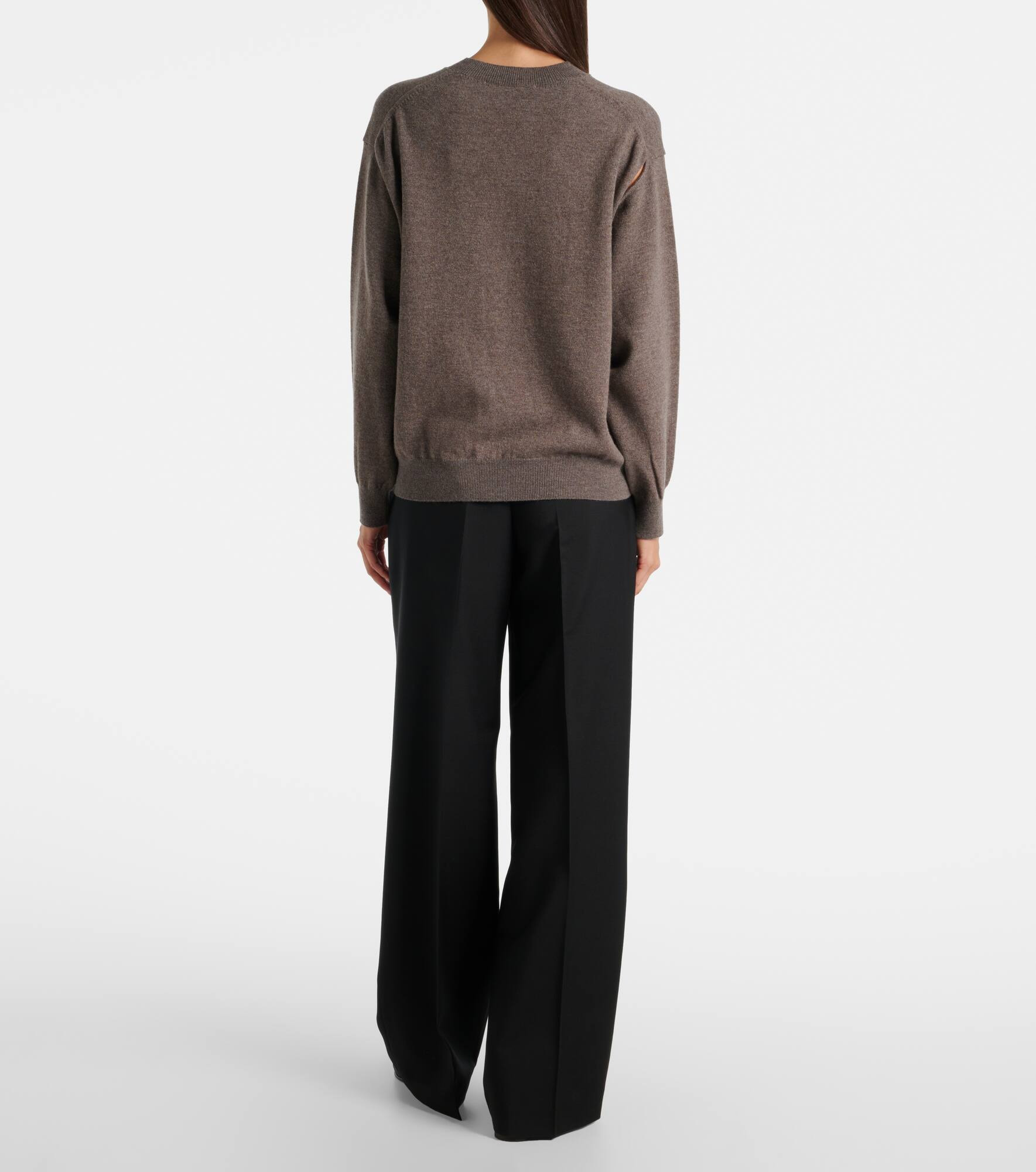 Wool and cashmere-blend sweater - 3