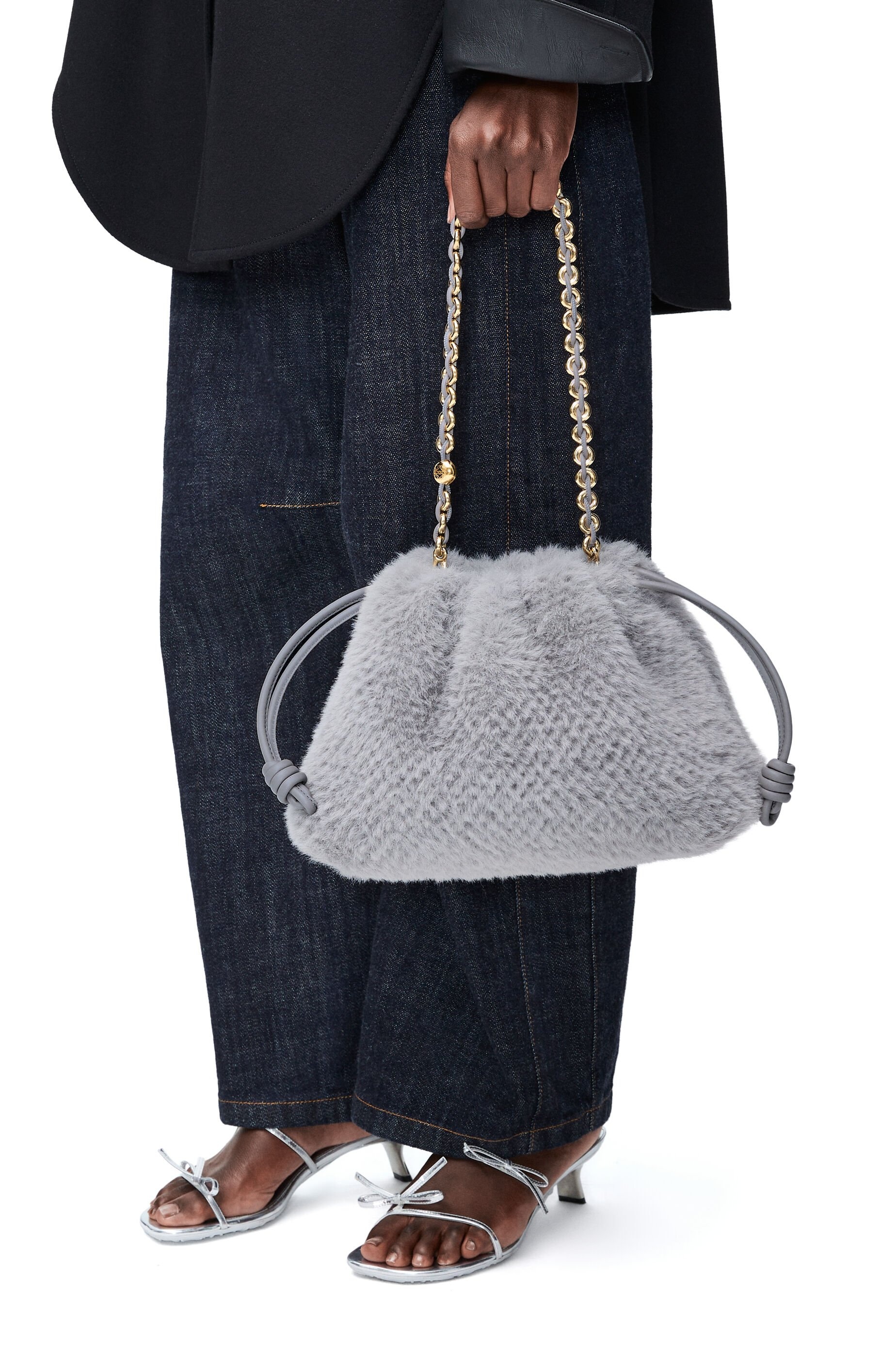 Medium Flamenco purse in knit - 2