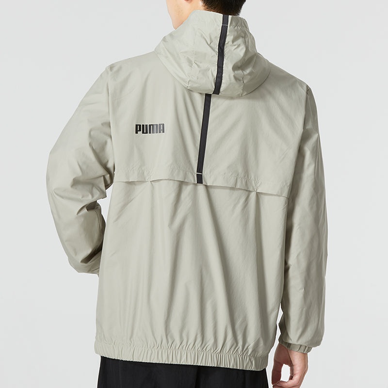 PUMA Ess Solid Windbreaker Logo 'Grey' 849462-68 - 5