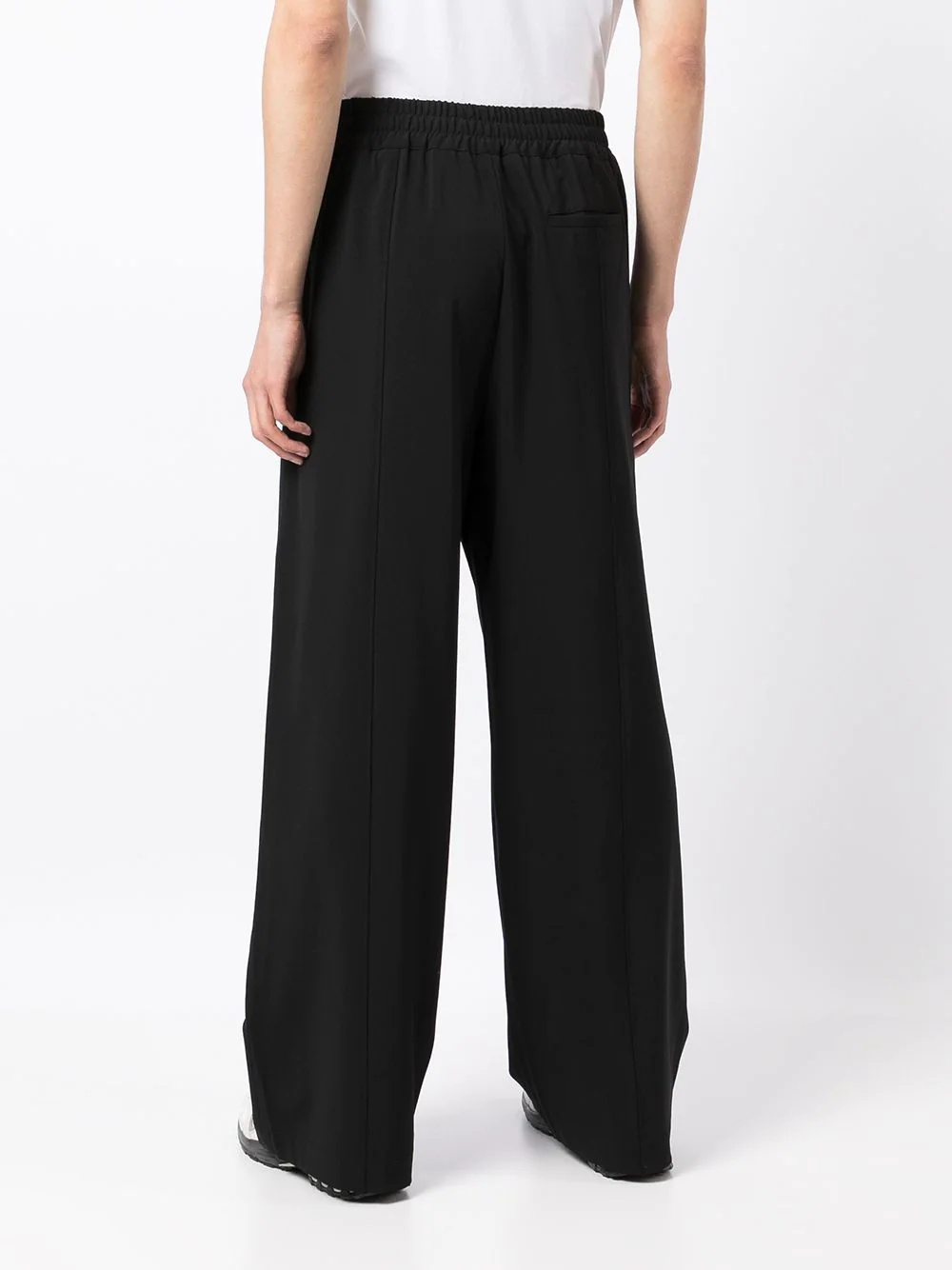 darted virgin-wool trousers - 4