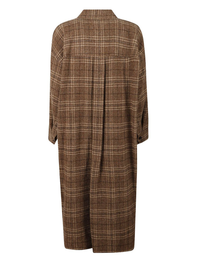 Isabel Marant Étoile check pocket coat outlook