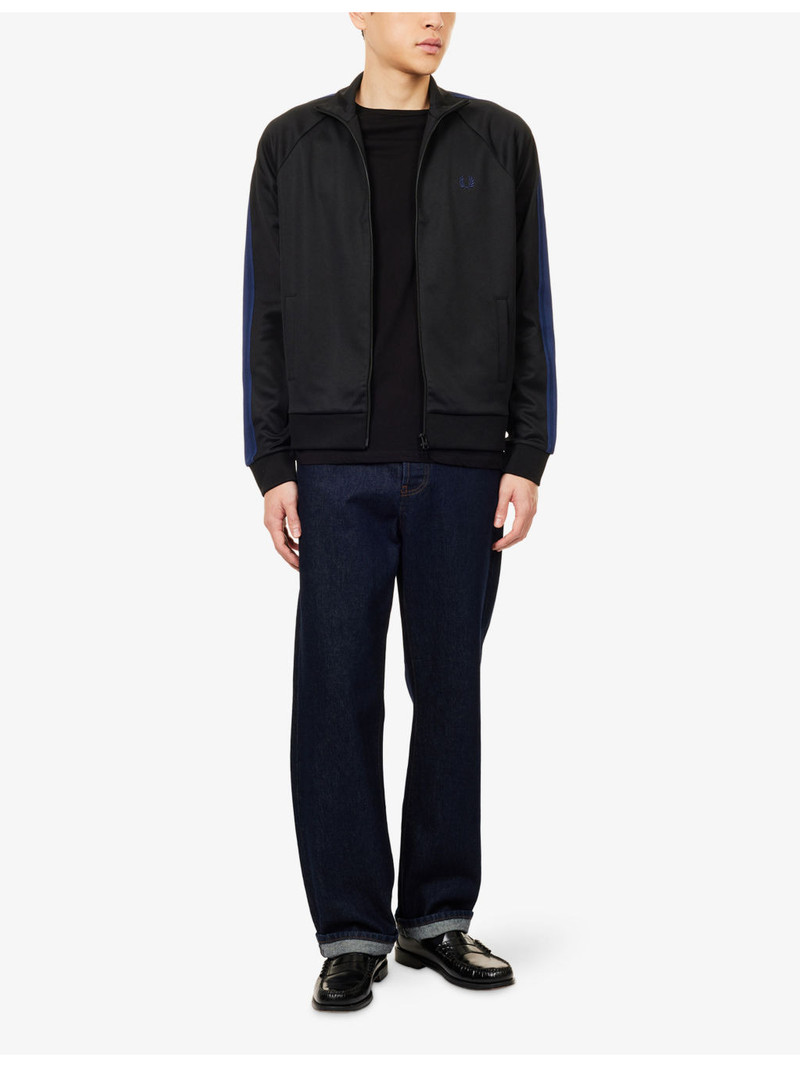 Fred Perry Taped High-Neck Woven Track Jacket outlook