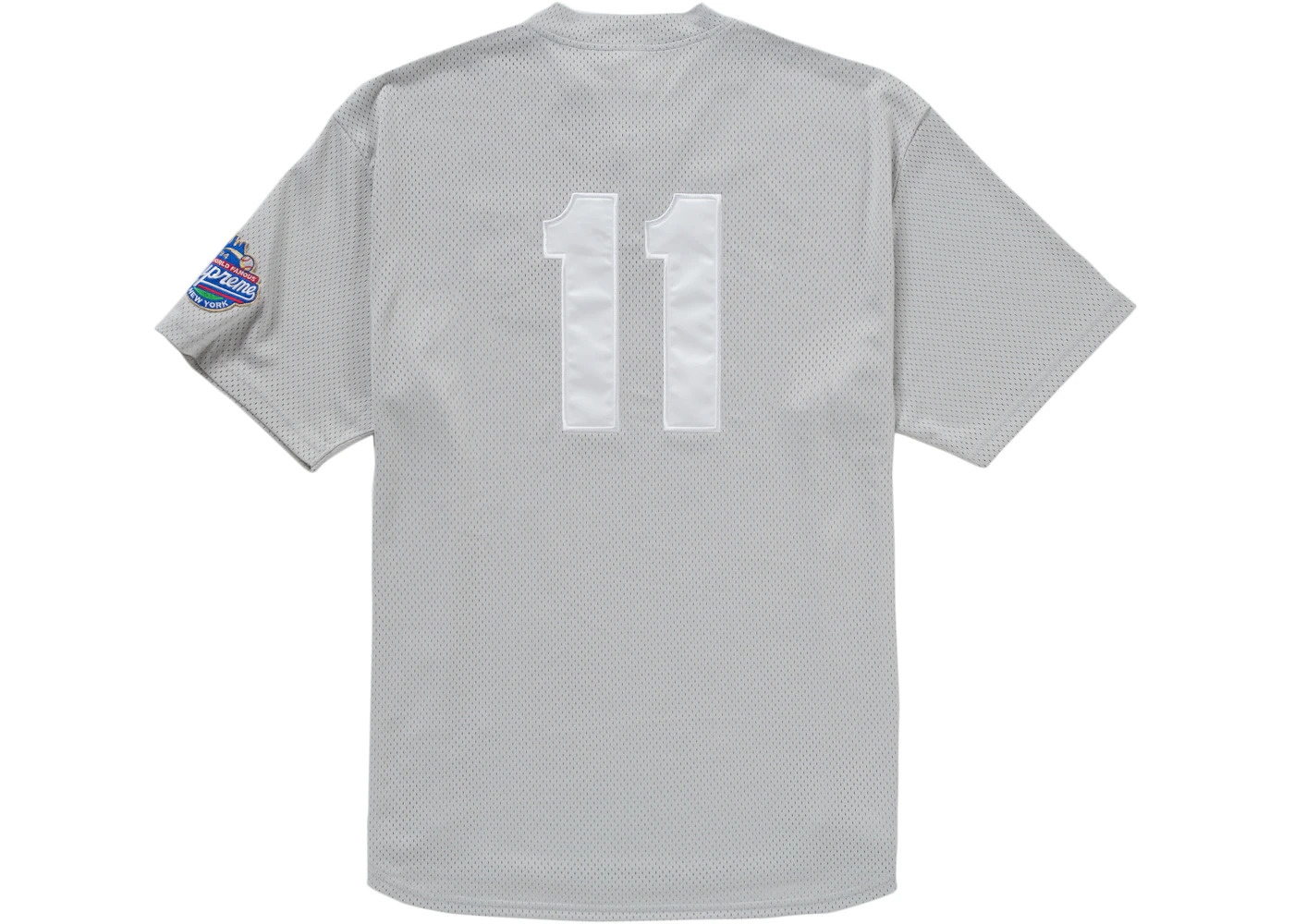 Supreme S Logo Baseball Henley Grey - 2