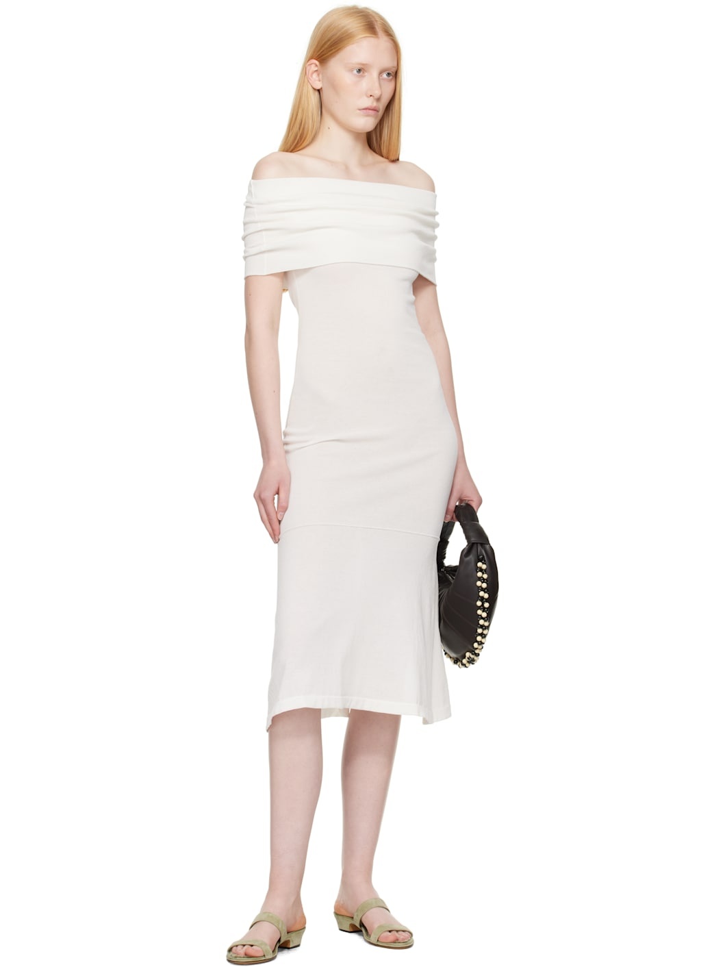 Off-White Cover Maxi Dress - 4