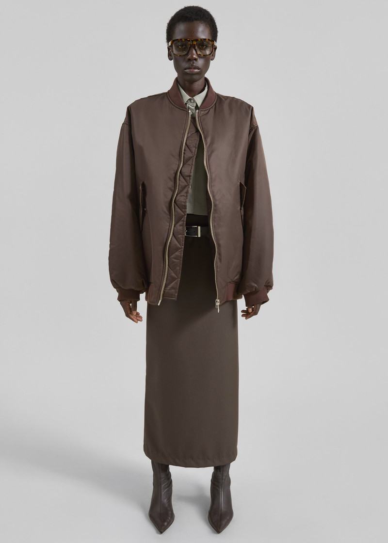 Astra Bomber Jacket - Brown 6